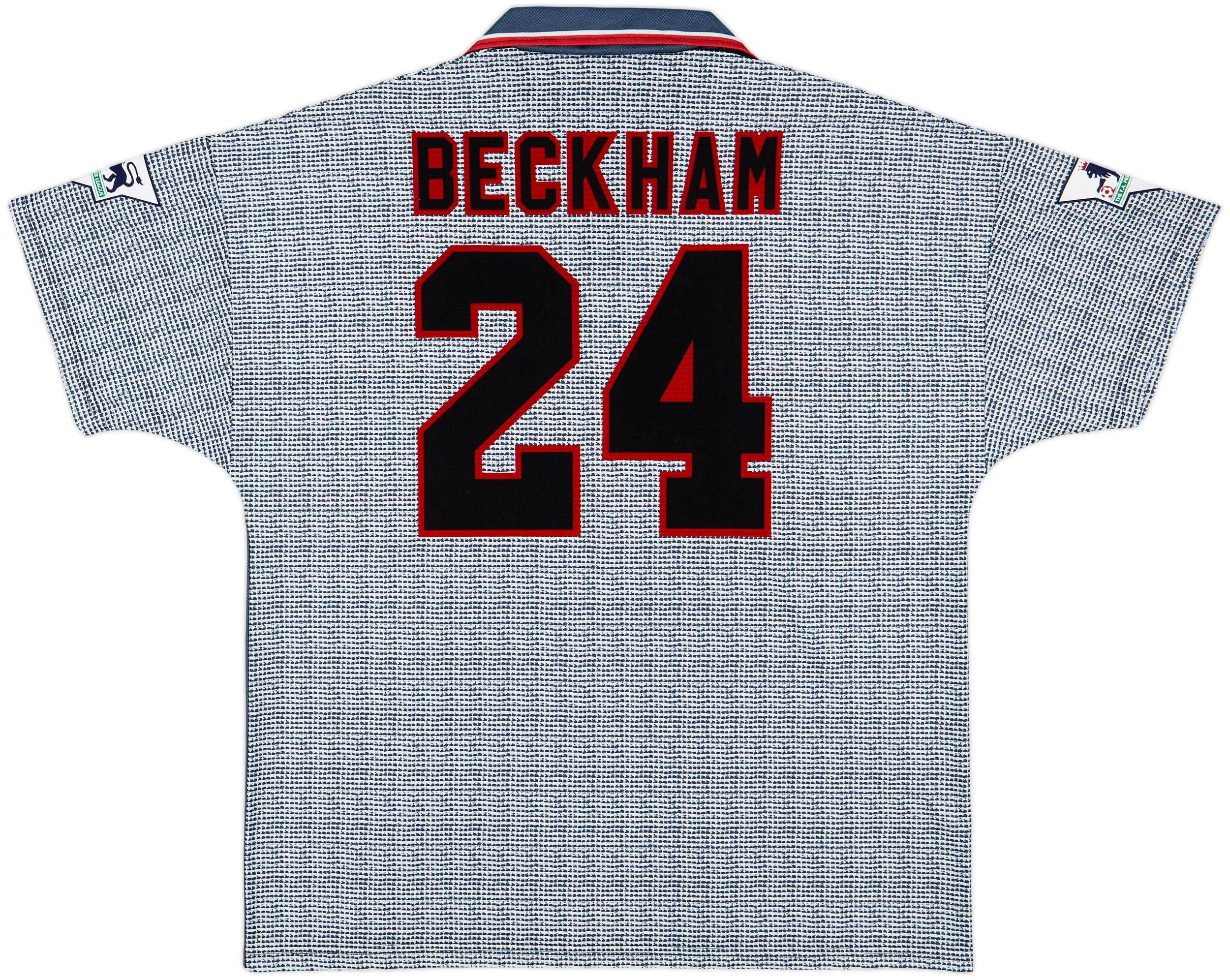 1995-96 Manchester United Away Shirt Beckham #24 - 10/10 - (XL)