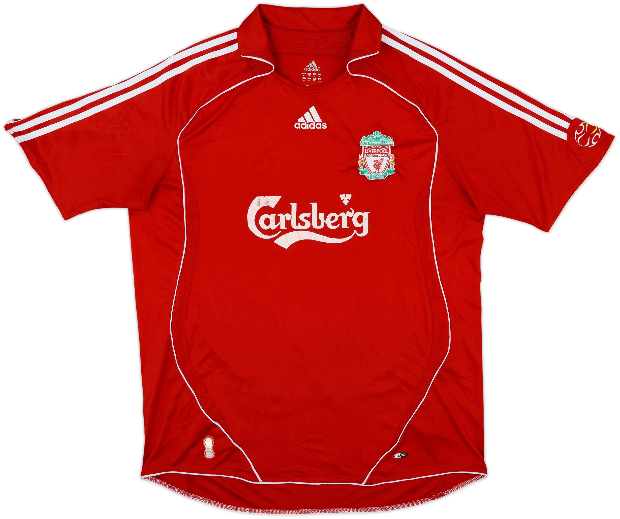リバプール GERRARD 8 adidas シャツ Gerrard #8 Jersey Liverpool FC Football Shirt Adidas Jersey Size S