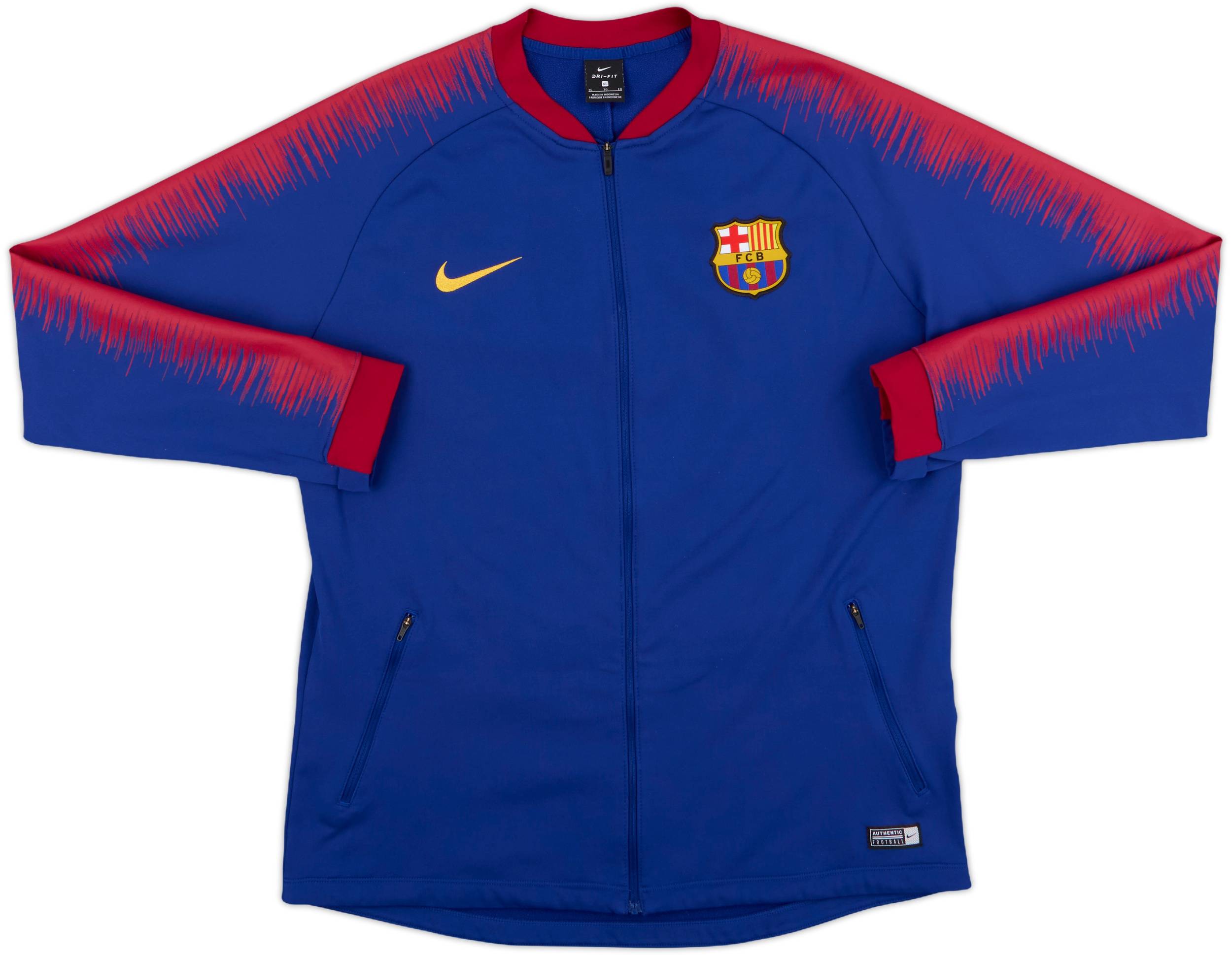 2018-19 Barcelona Nike Track Jacket - 9/10 - (XL)