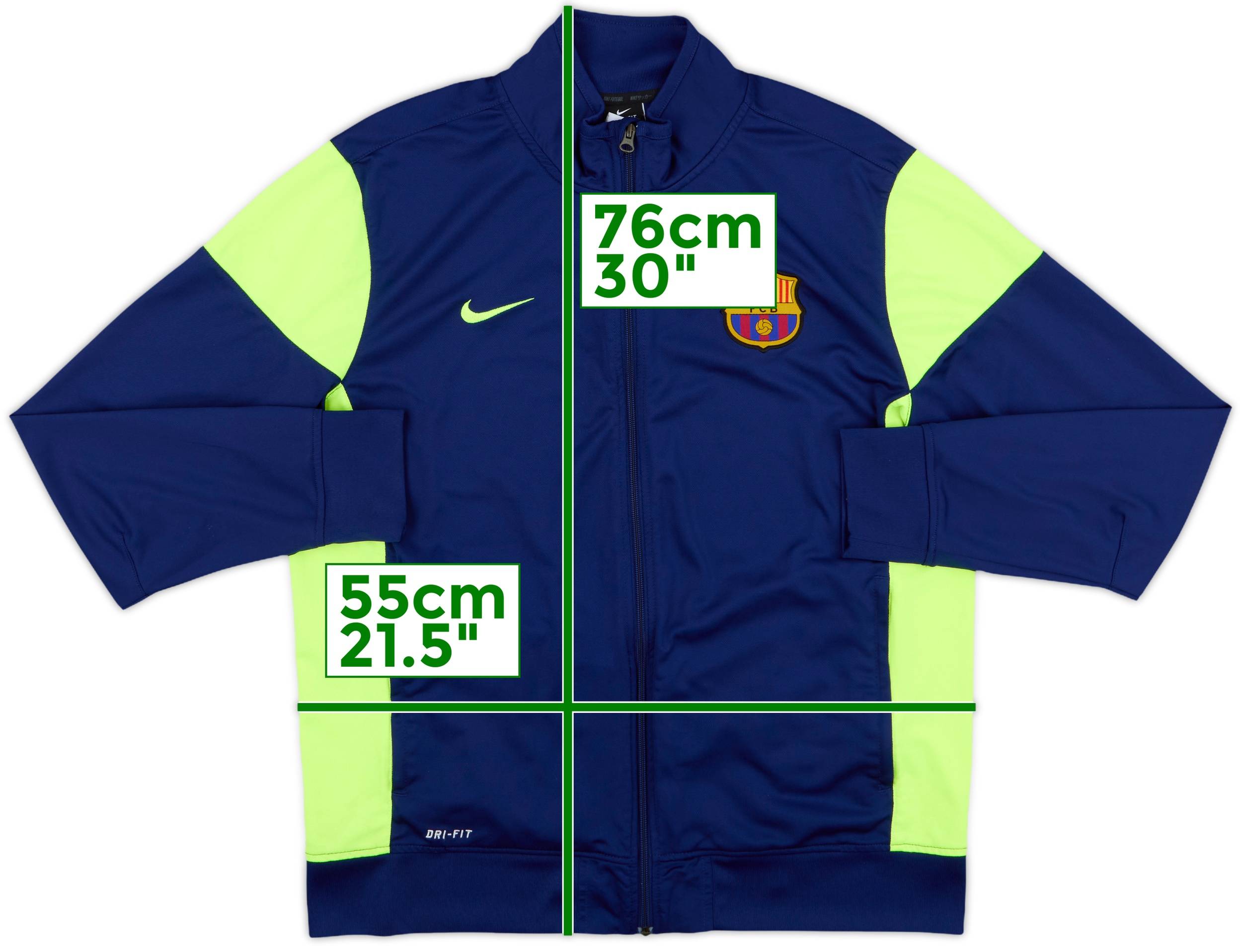 2014-15 Barcelona Nike Track Jacket - 10/10 - (XL)