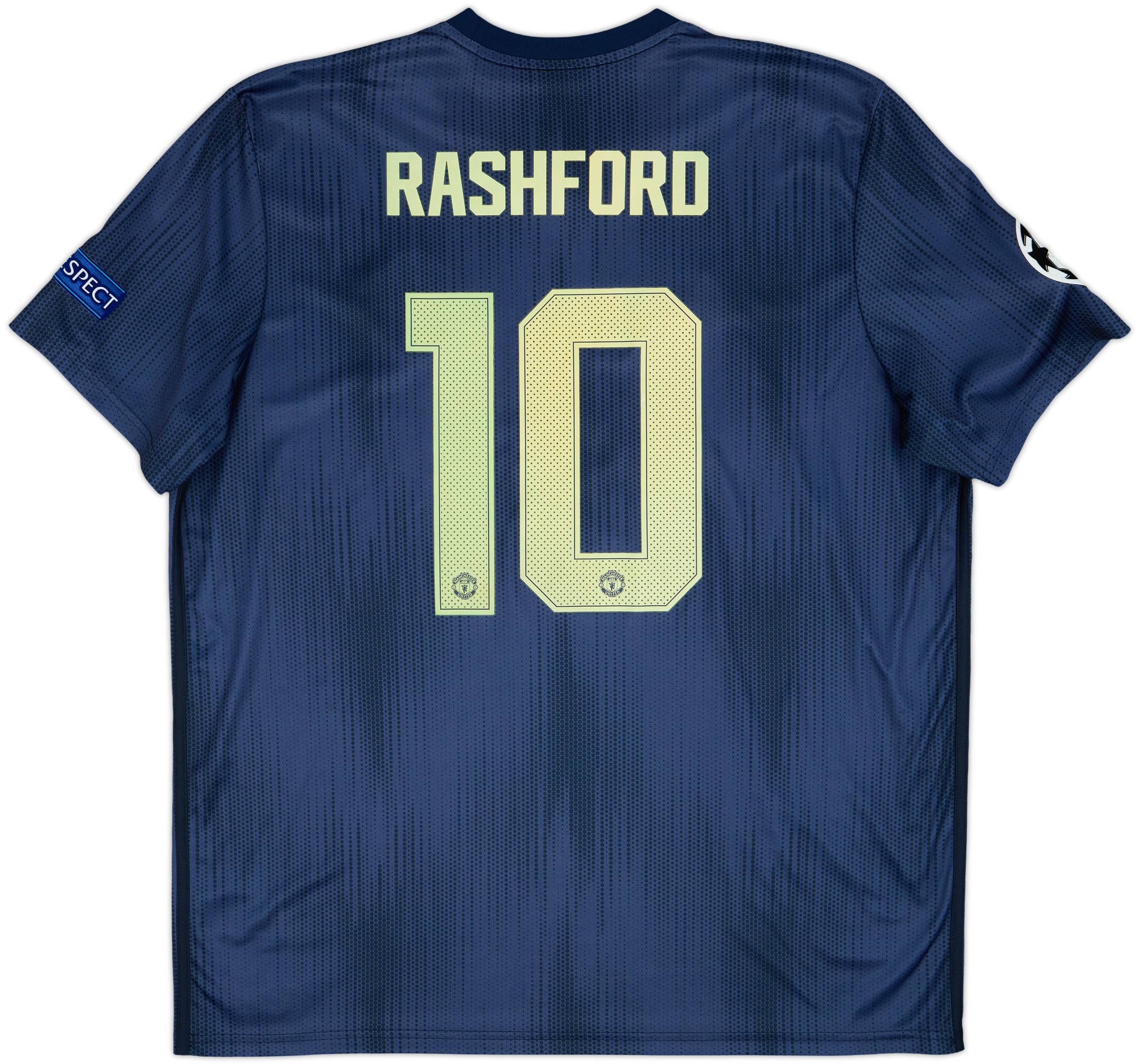 マンチェスター・ユナイテッド3rdユニフォーム Rashford 10 シャツ 2021-22 Manchester United Third Shirt Rashford #10 - 10/10 - (L)