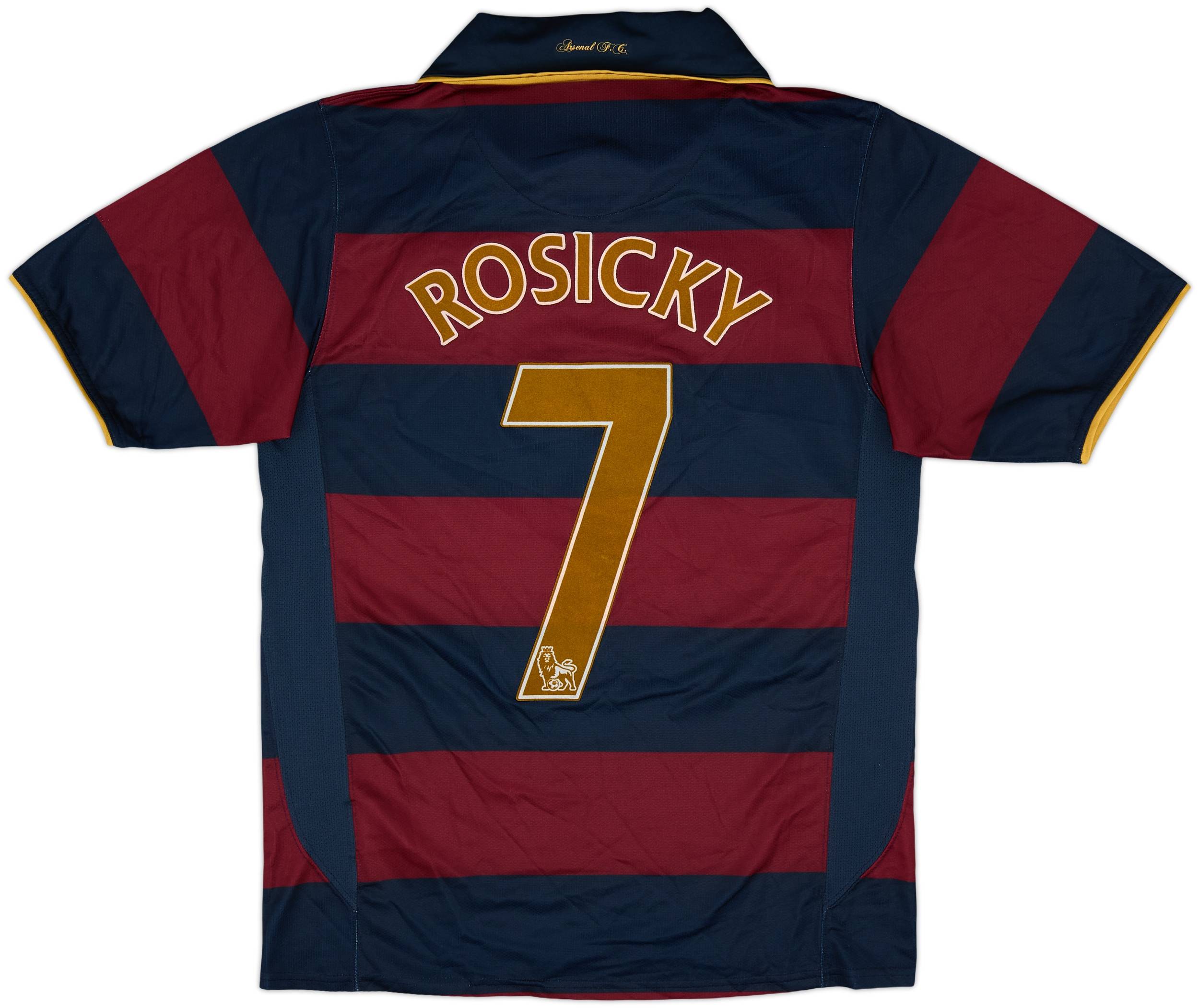 2007-08 Arsenal Third Shirt Rosicky #7 - 8/10 - (S)