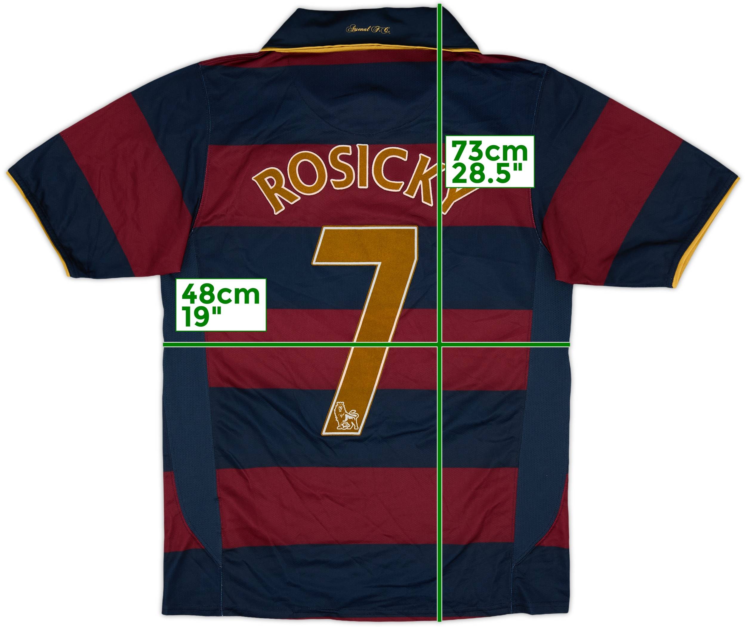 ビンテージ古着！Arsenal チェコ代表 ROSICKY 7 ユニフォーム ビンテージ古着！Arsenal チェコ代表 ROSICKY 7 ユニフォーム