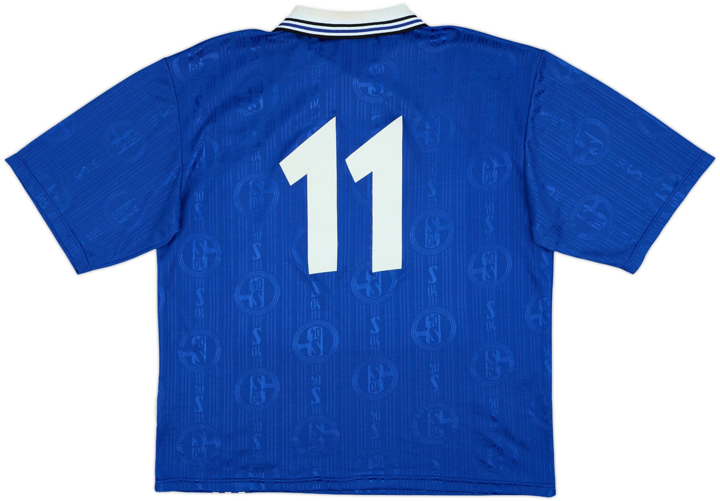 1996-97 Schalke Home Shirt #11 - 7/10 - (XL)