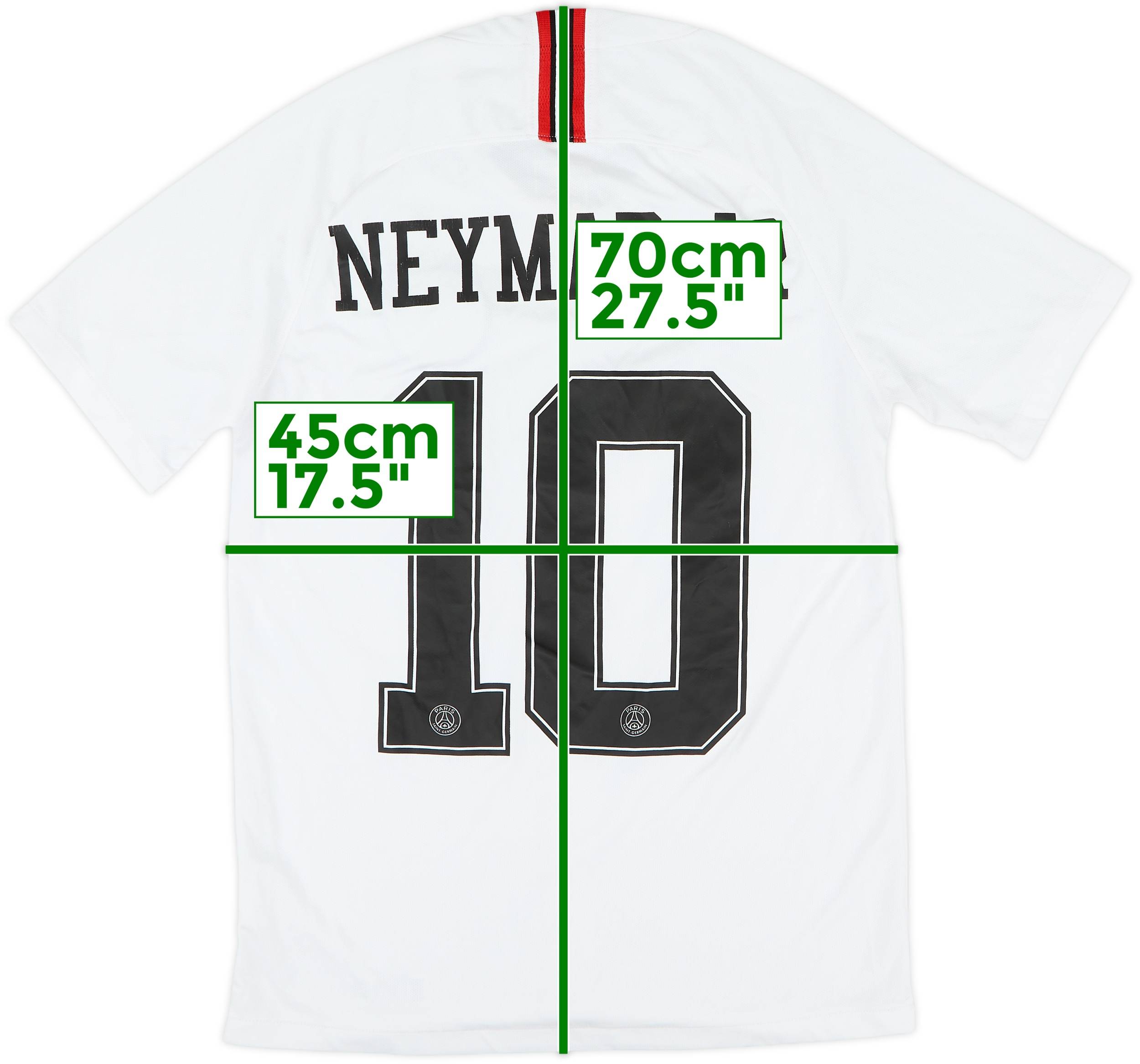 2018-19 Paris Saint-Germain Fourth Shirt Neymar Jr #10 - 7/10 - (S)