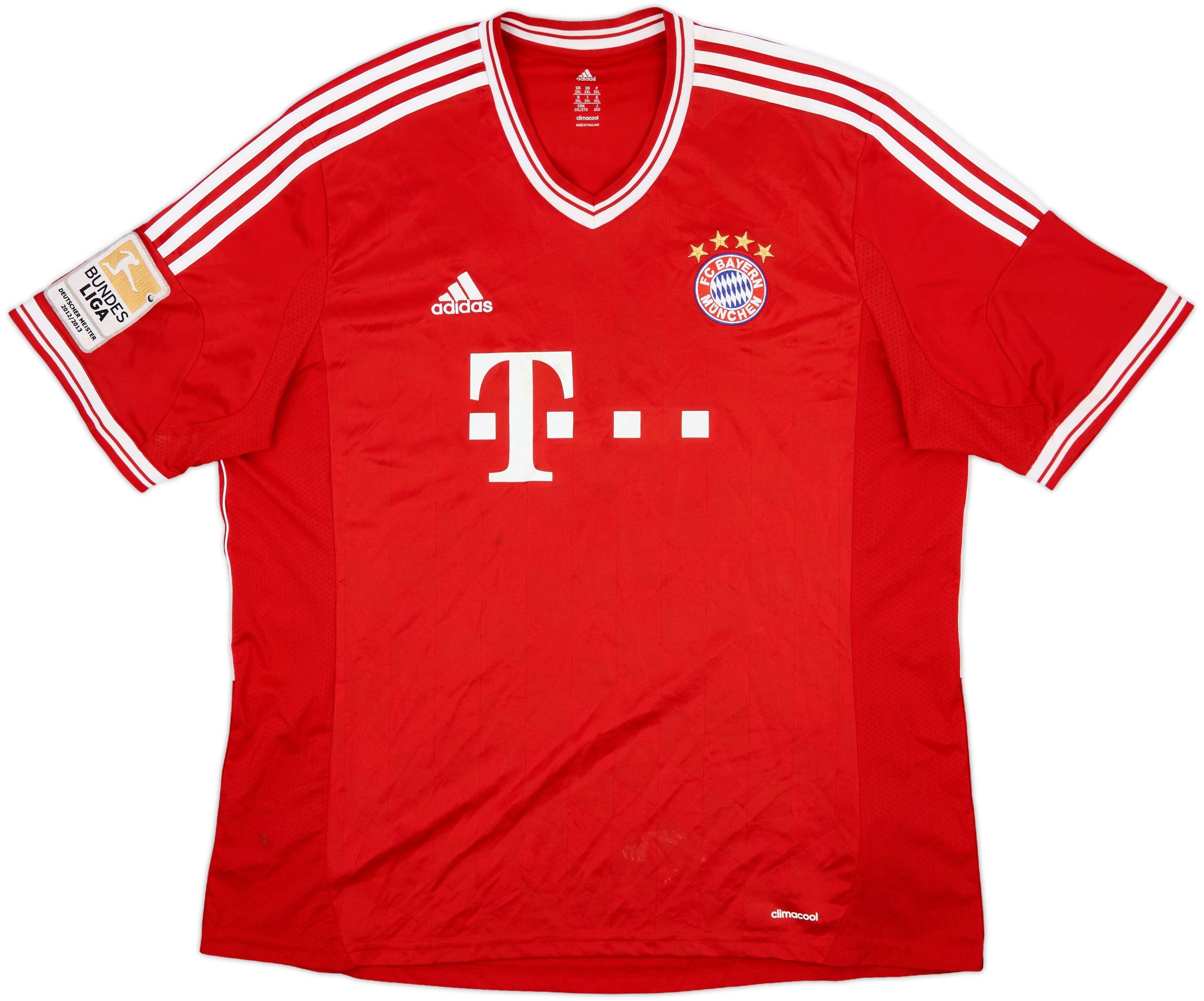 2013-14 Bayern Munich Home Shirt Triple #2013 6/10 (XXL)