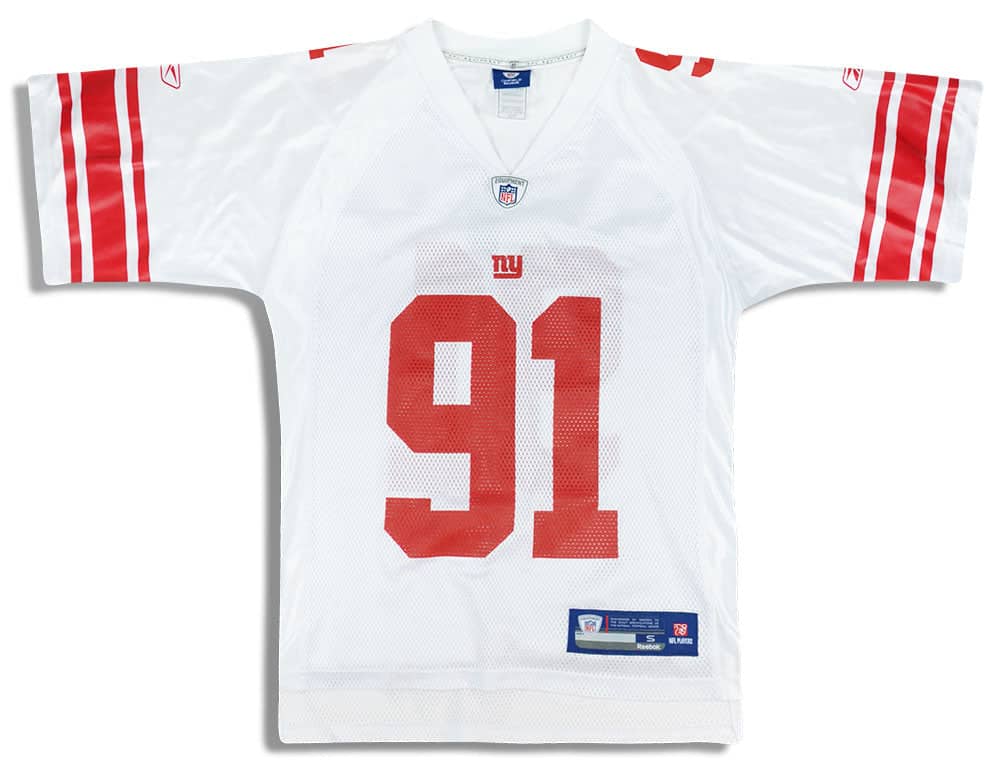 2009 11 New York Giants Tuck 91 Reebok On Field Jersey Away L