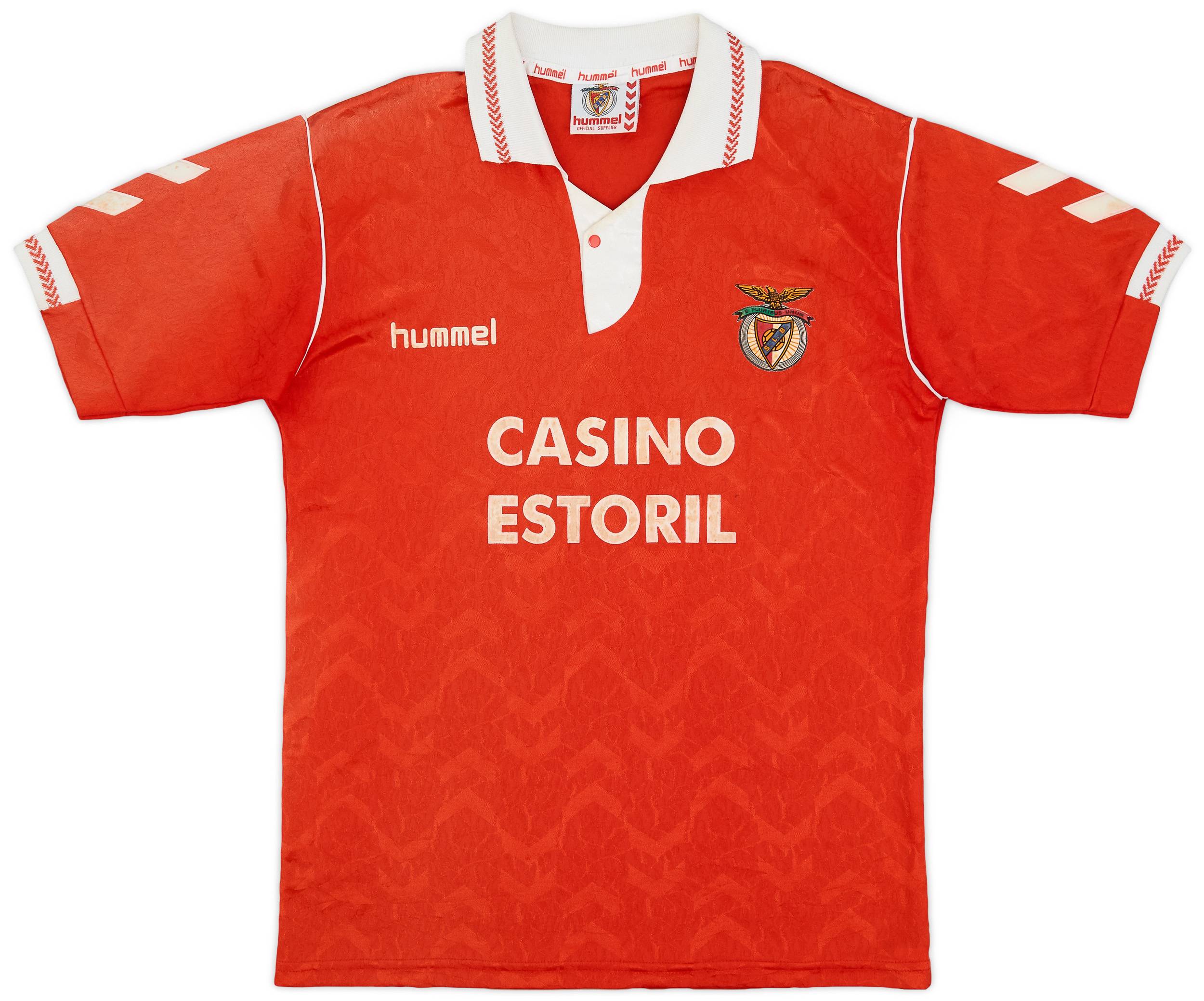 1992-93 Benfica Home Shirt - 6/10 - (M)