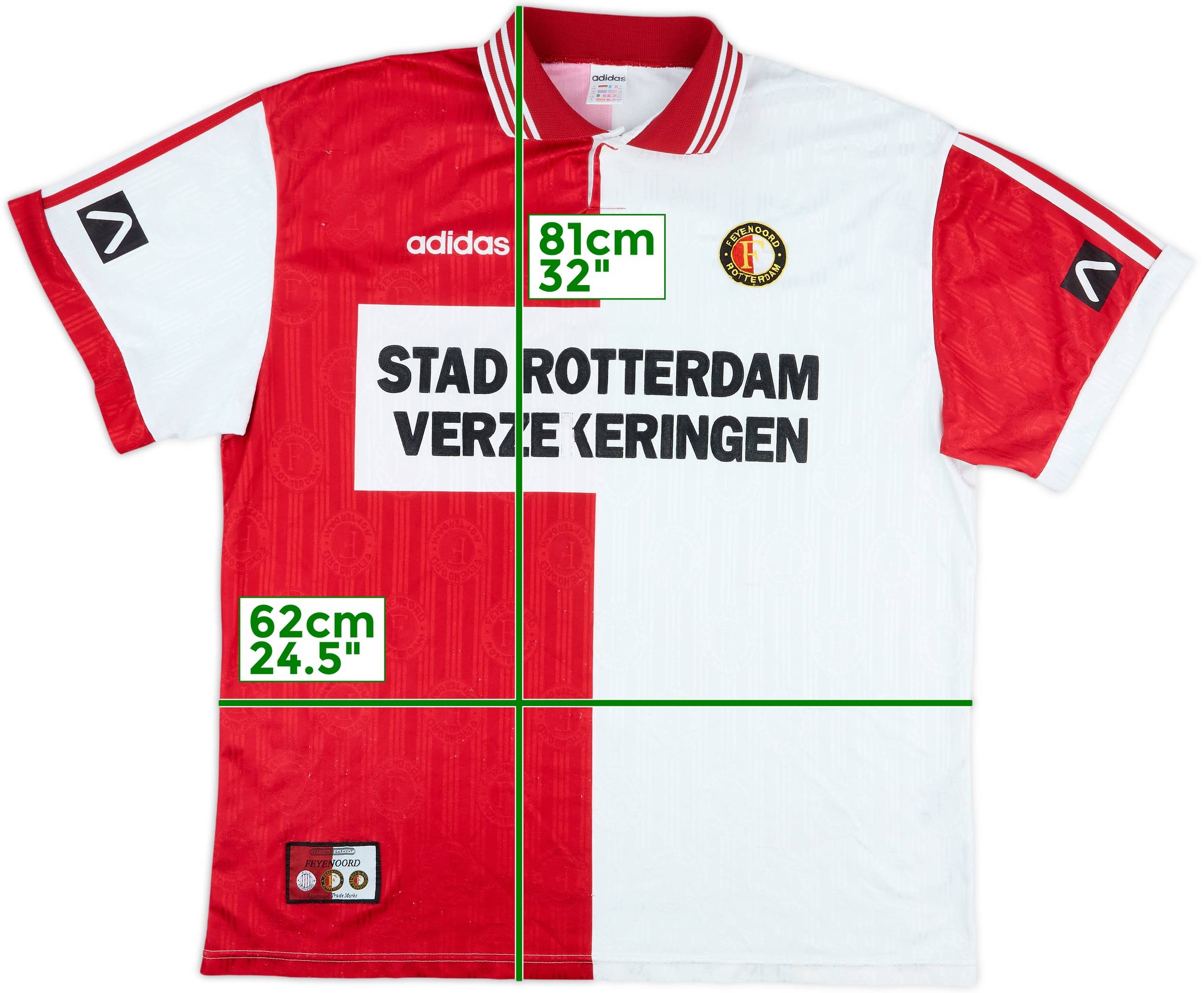97/98 Feyenoord Rotterdam ユニフォーム ゲームシャツ Feyenoord 1997-98 Training Shirt