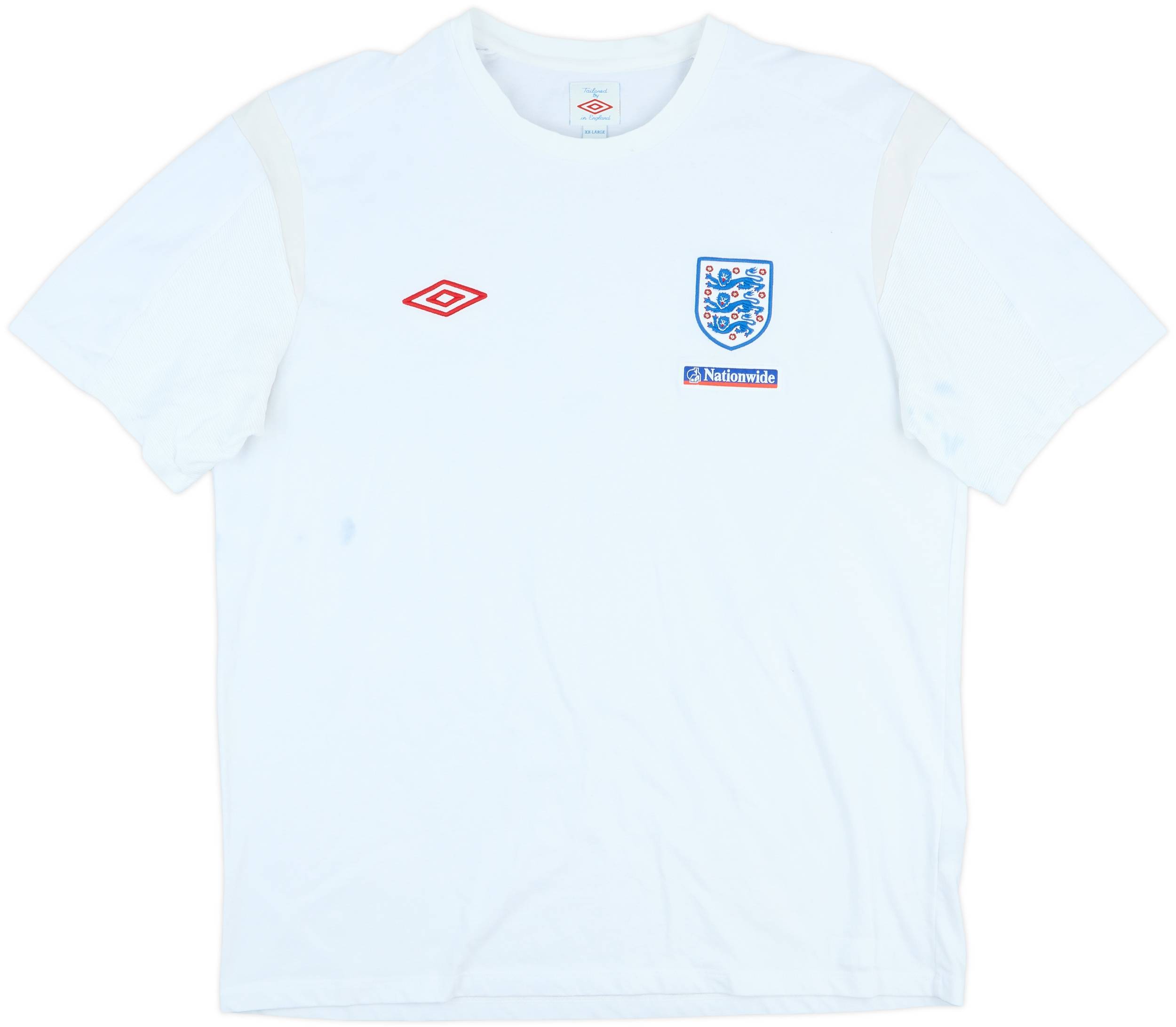2010-11 England Umbro Training Tee - 5/10 - (XXL)