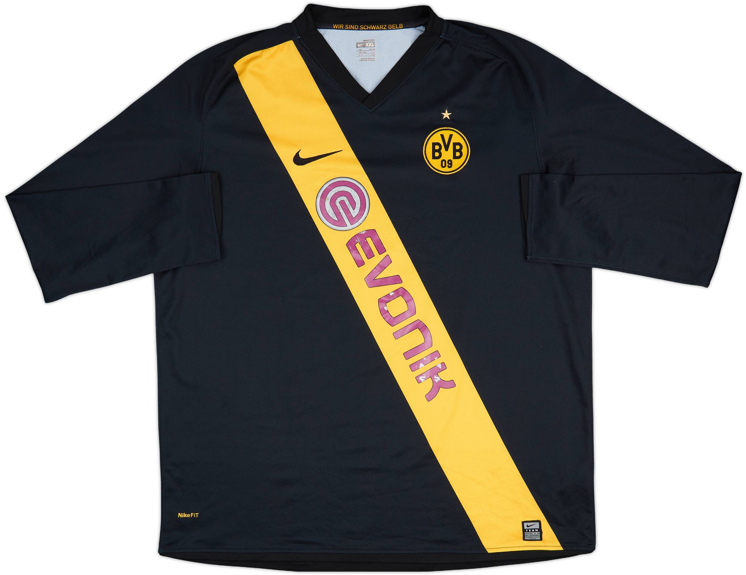 2008-09 Borussia Dortmund Away L/S Shirt - 6/10 - (XXL)