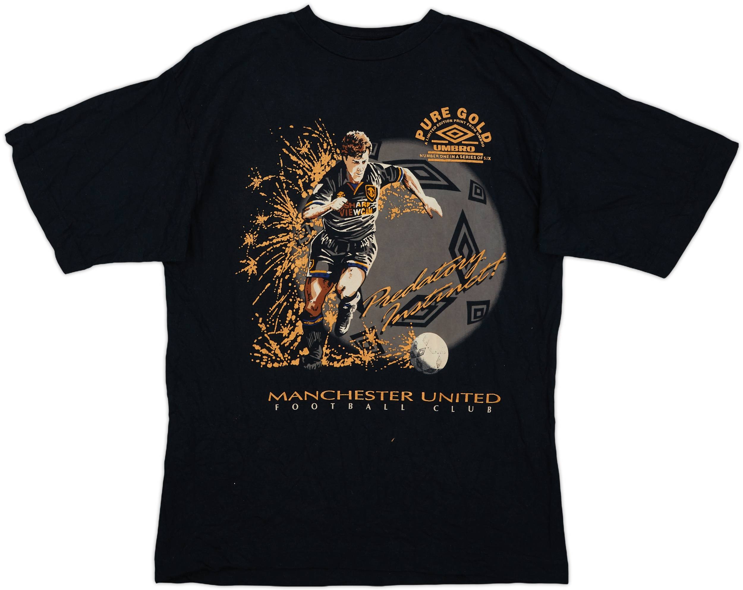 【umbro】 Oasis! Manchester United 90s Vintage 90s Manchester United Umbro Football Shirt - XL – Rokit