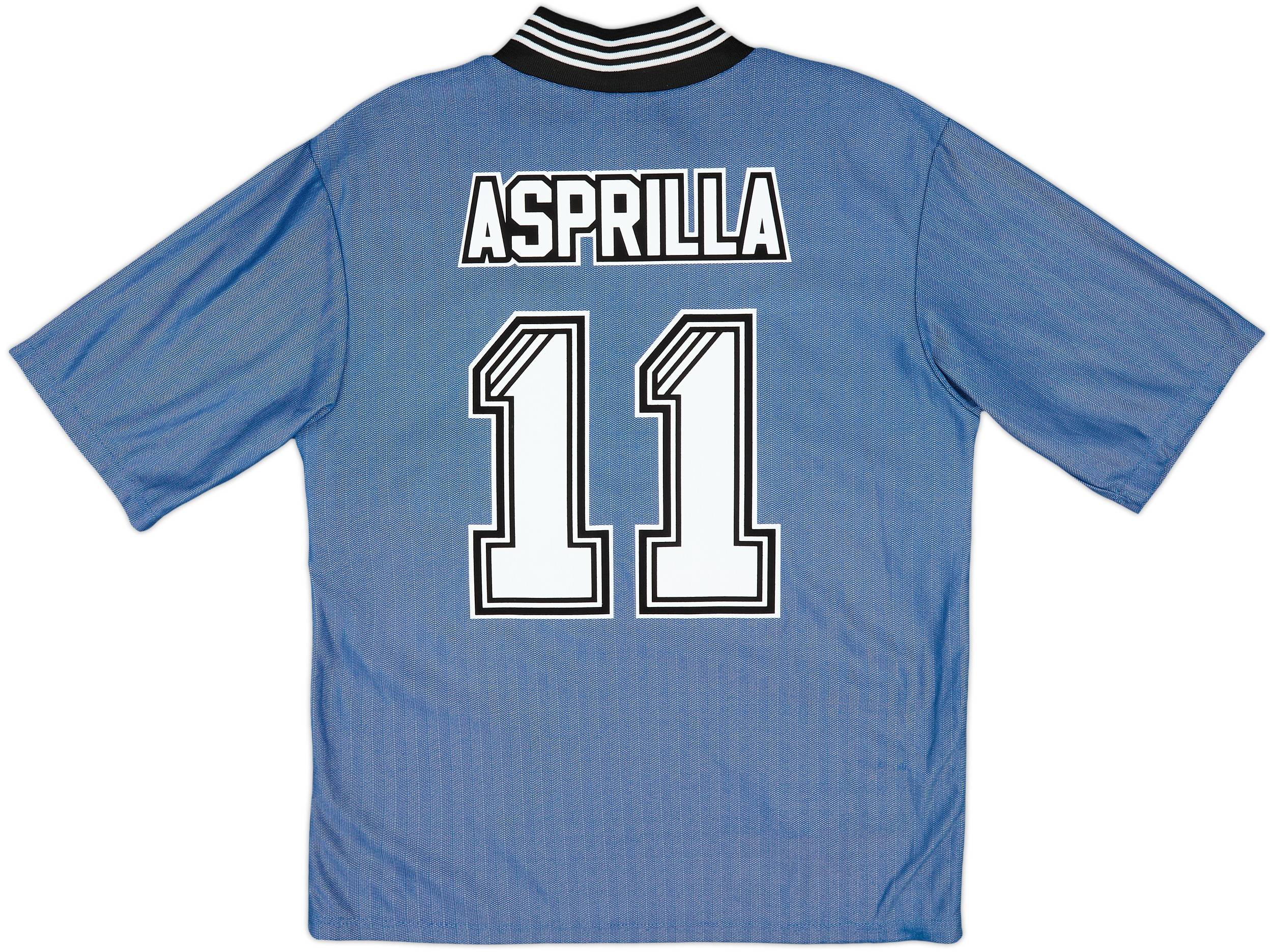 1996-97 Newcastle Away Shirt Asprilla #11 - 9/10 - (M)