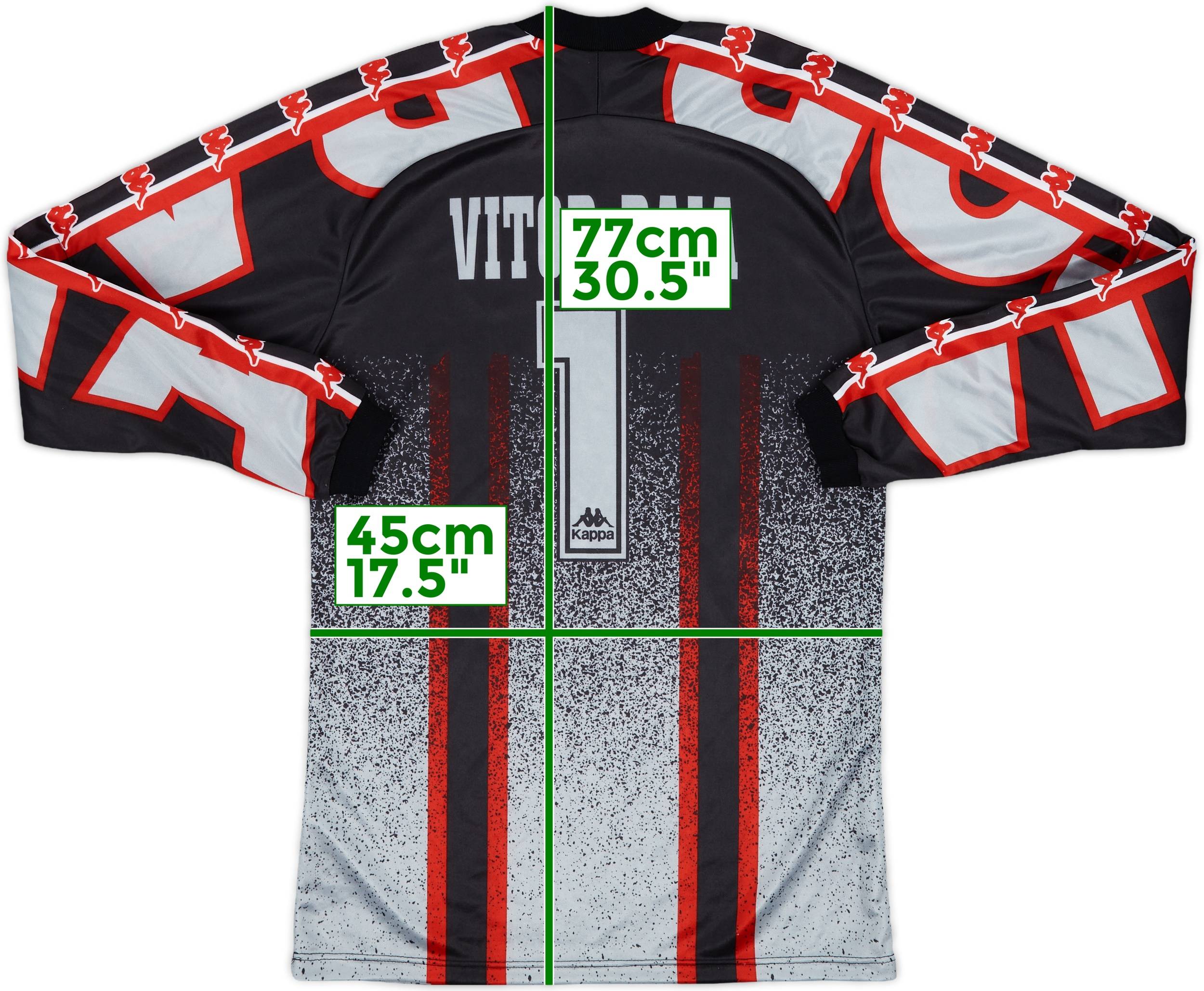 1996-97 Barcelona Basic GK Shirt Vitor Baia #1 - 8/10 - (S)