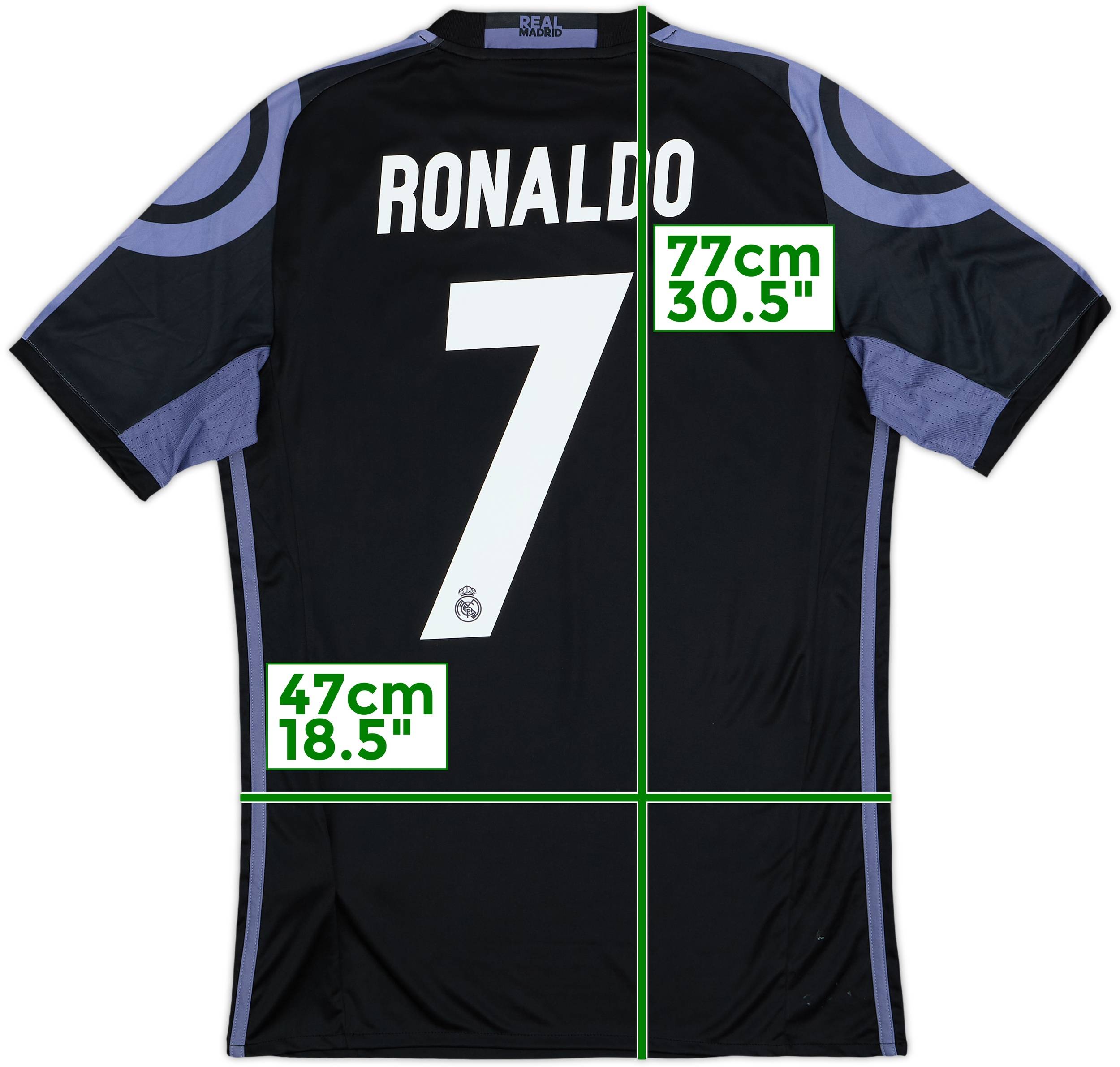 2016-17 Real Madrid Third Shirt Ronaldo #7 - 5/10 - (S)