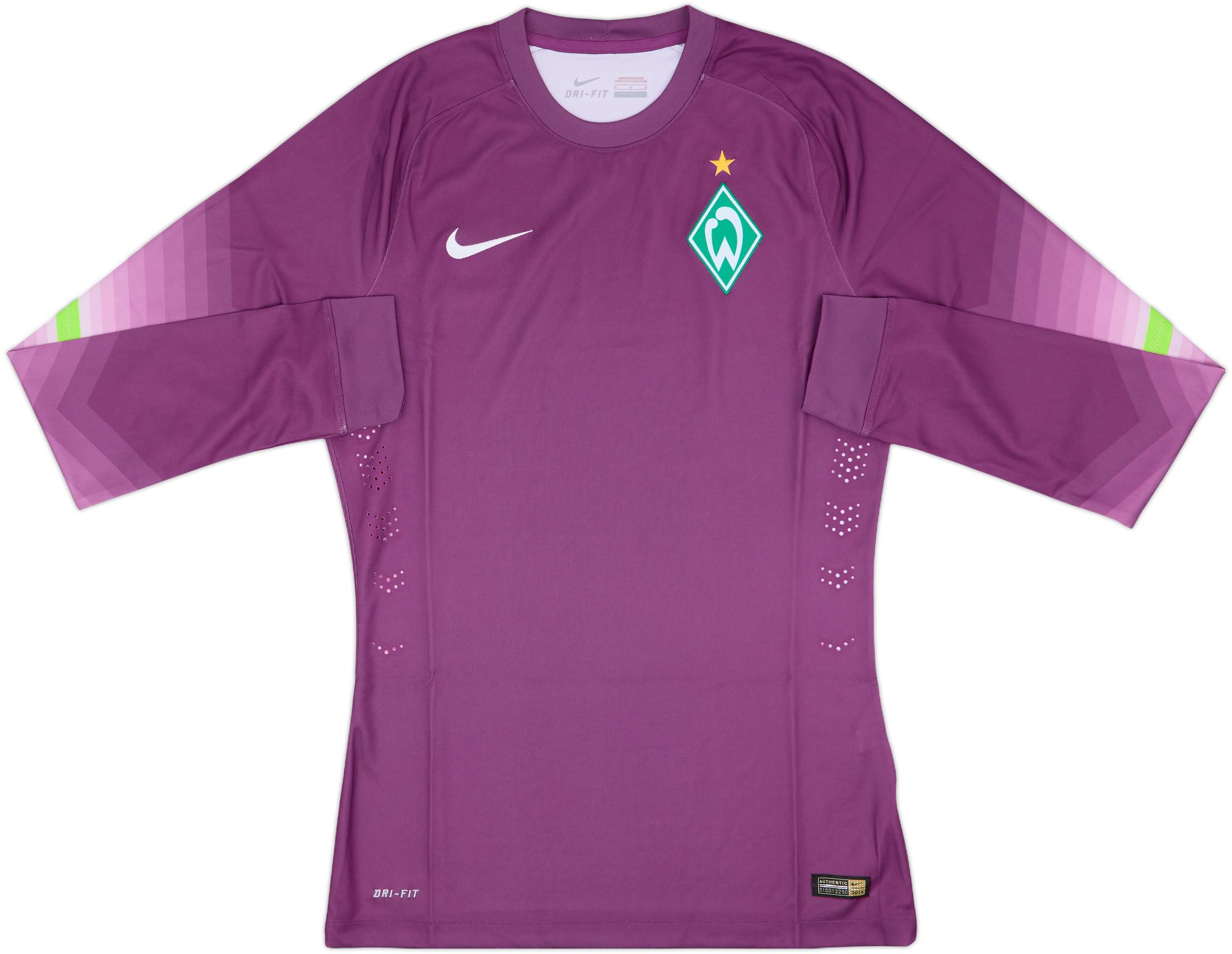 2014-15 Werder Bremen Authentic GK Shirt - 10/10 - (M)