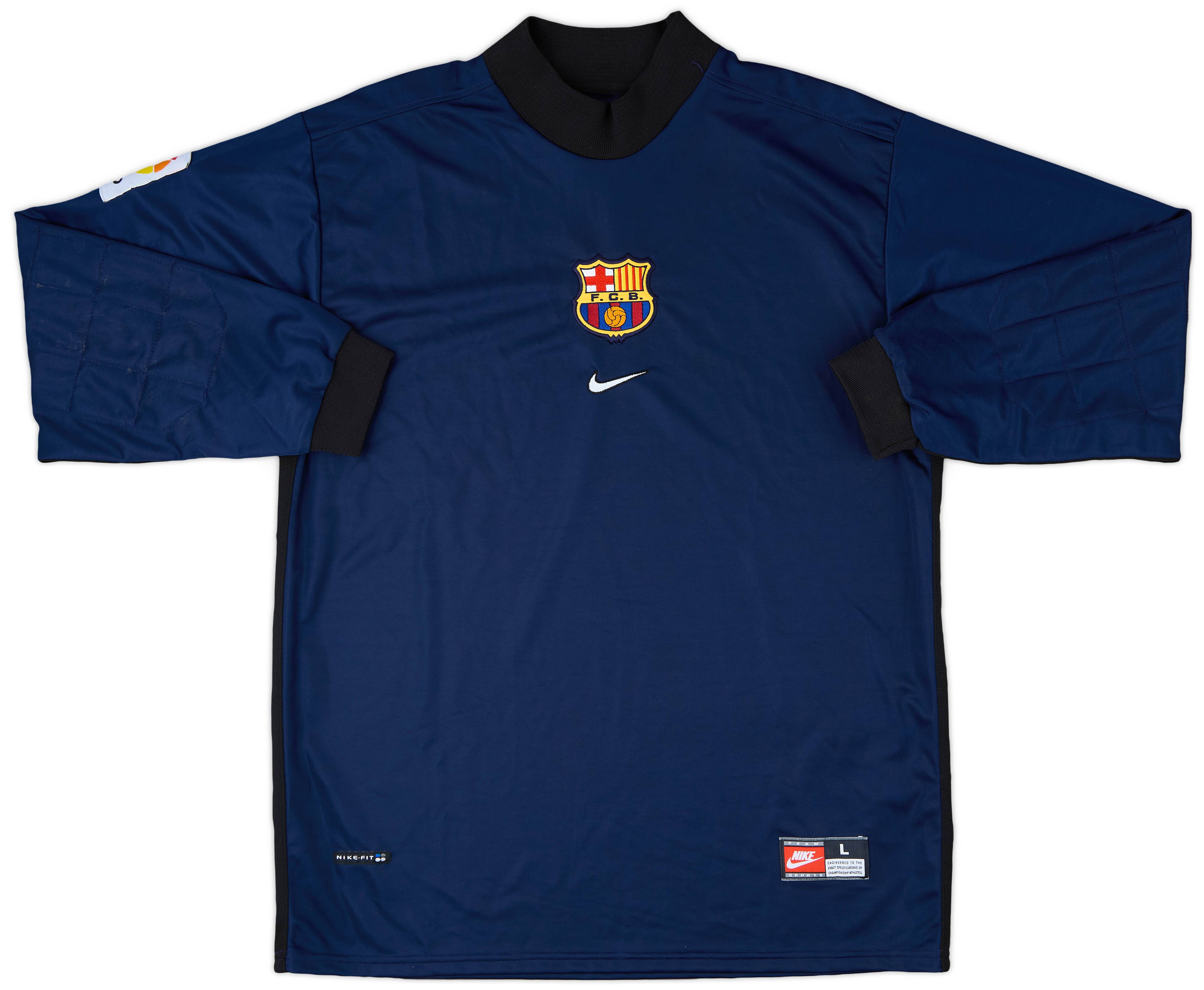 バルセロナ　1998 99 GKユニフォーム 1998-99 Barcelona GK Shirt - 8/10 - (L)