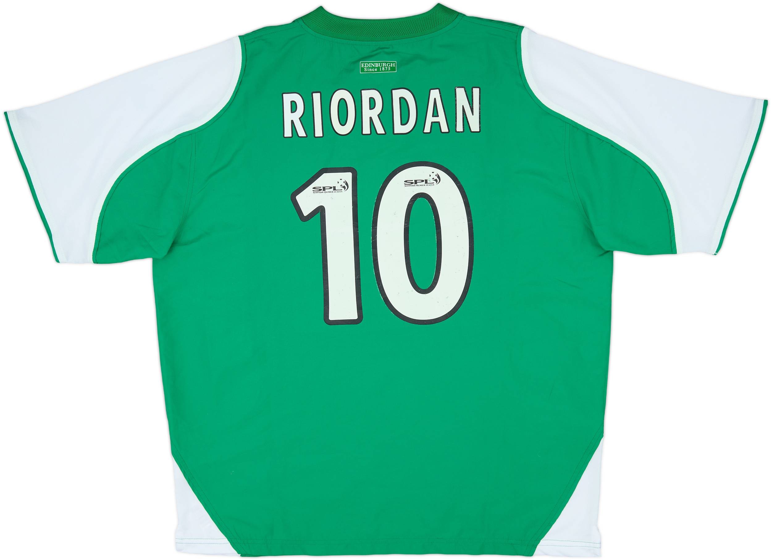 2004-05 Hibernian Home Shirt Riordan #10 - 5/10 - (3XL)