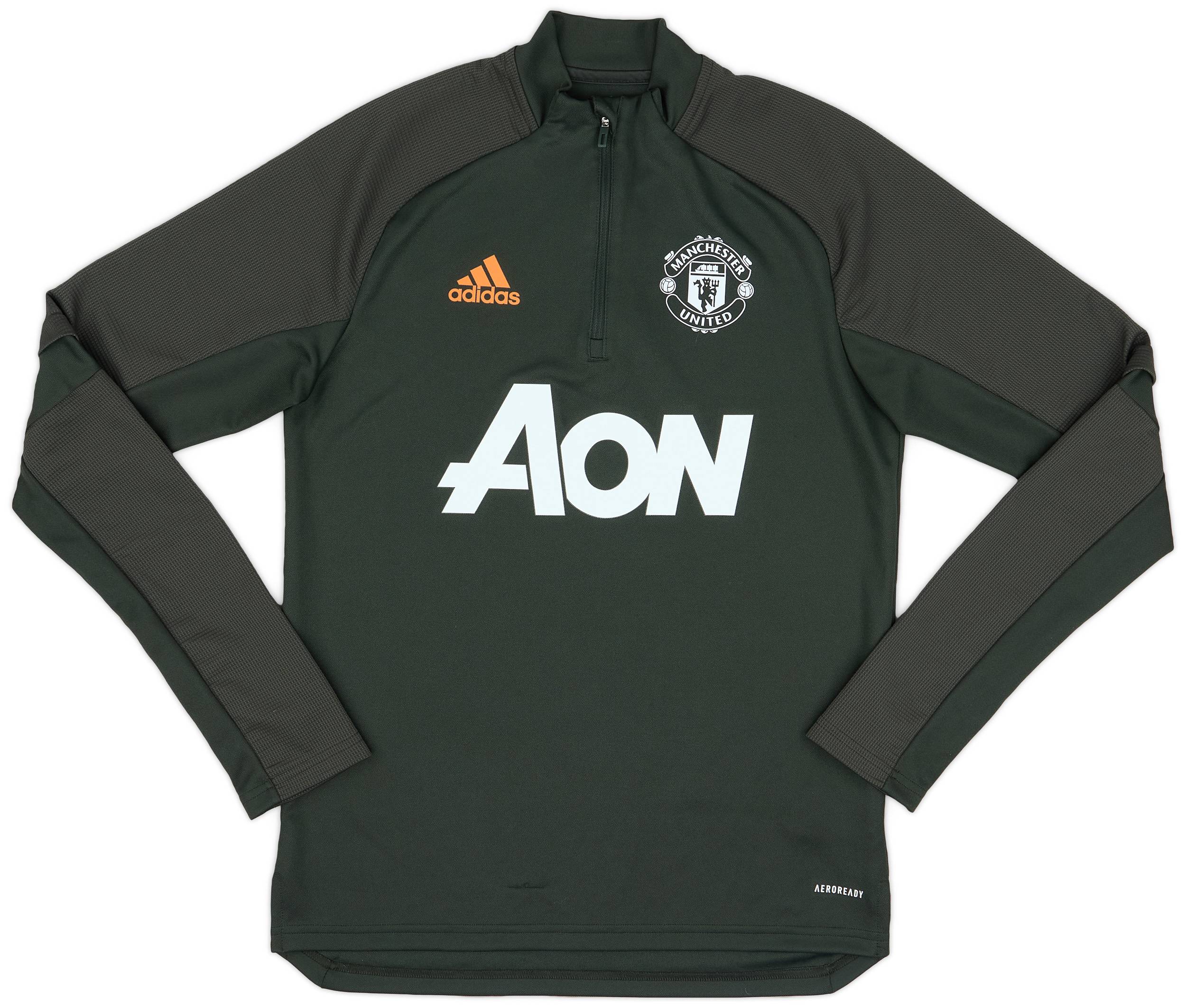 2021-22 Manchester United adidas 1/4 Zip Training Top