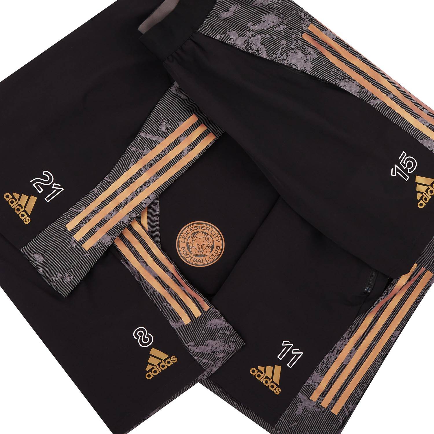 2021-22 Leicester Player Worn Training Shorts # (Excellent)