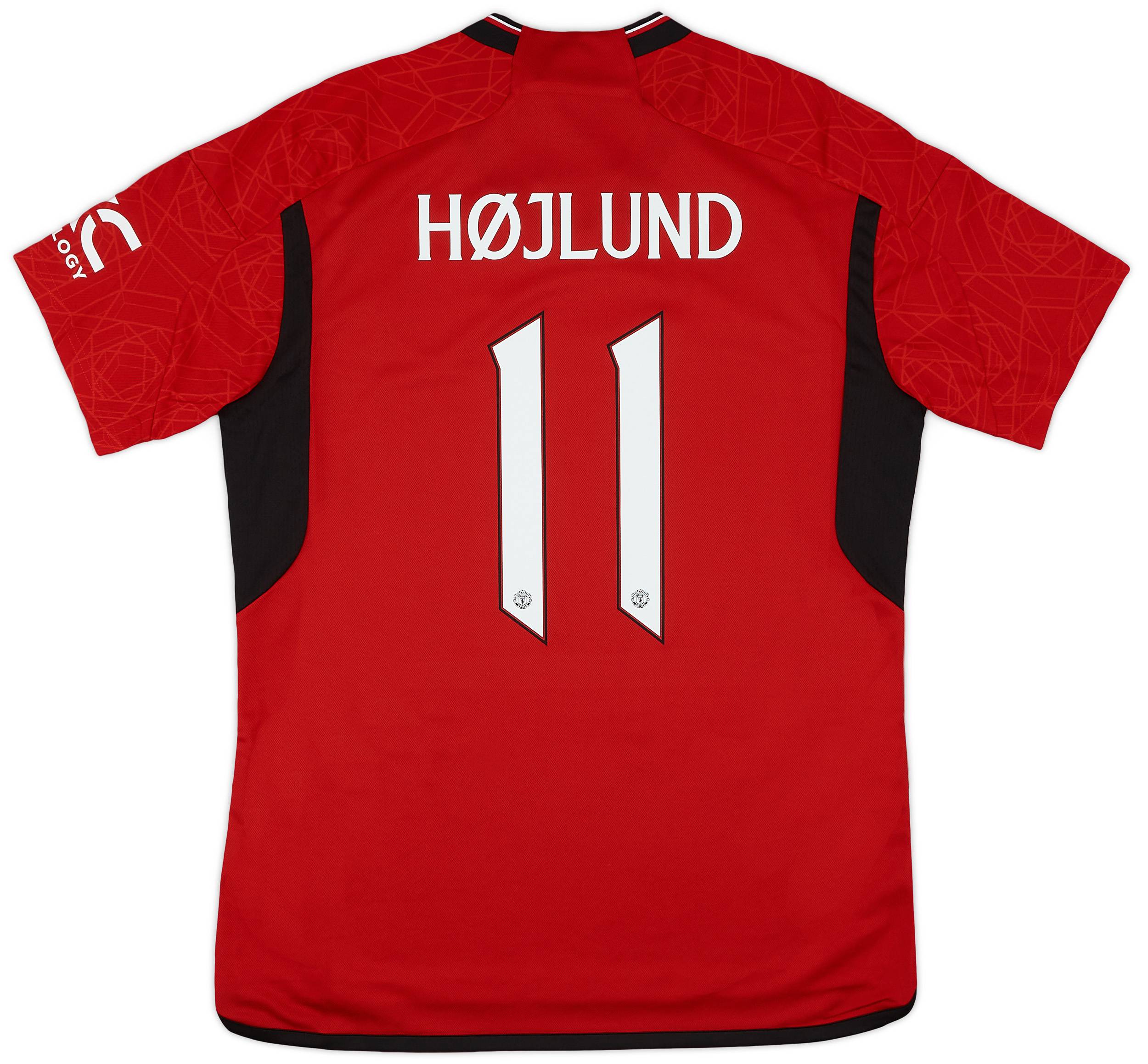 2023-24 Manchester United Home Shirt Højlund #11
