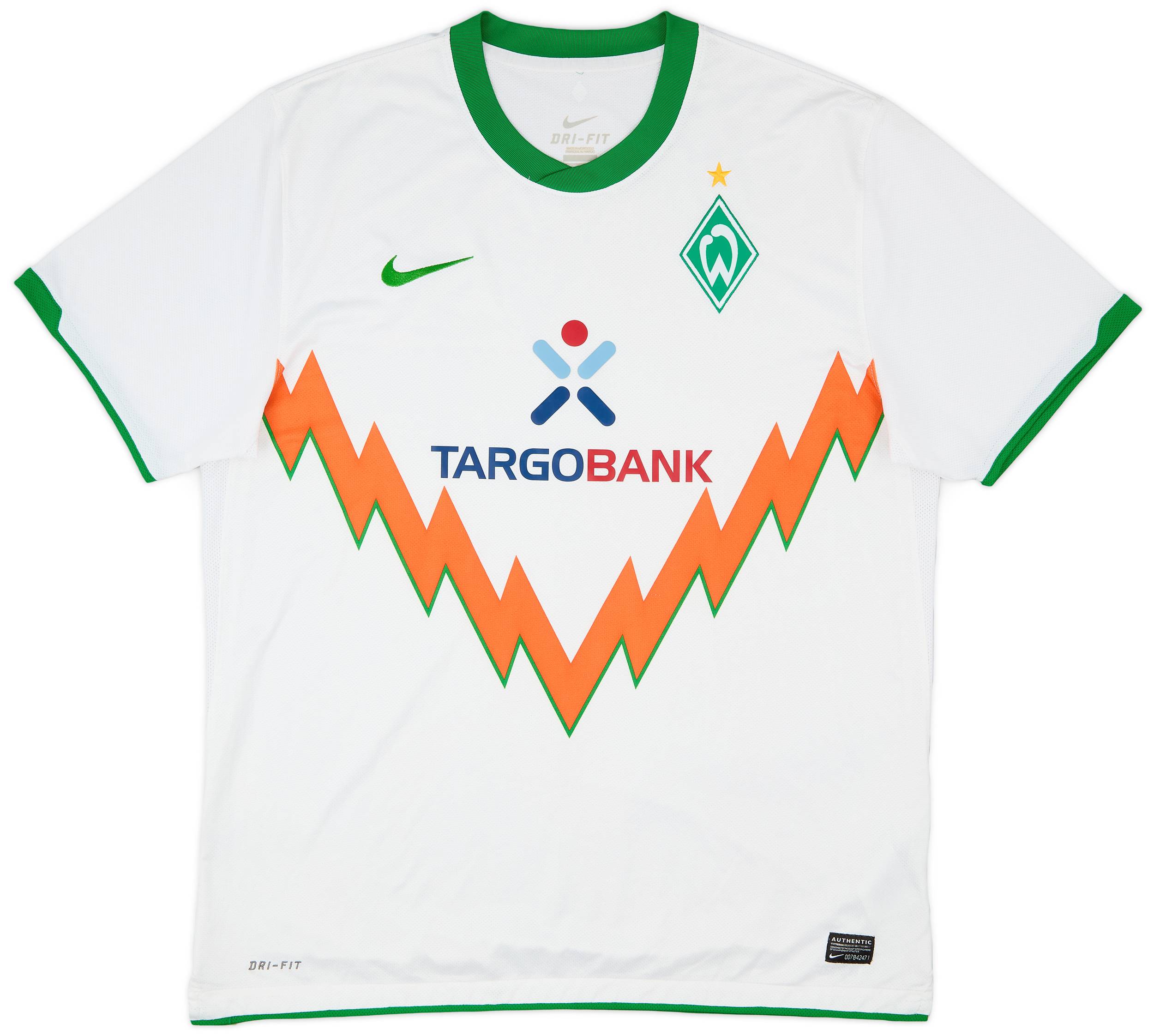 2010-11 Werder Bremen Away Shirt - 8/10 - (XL)