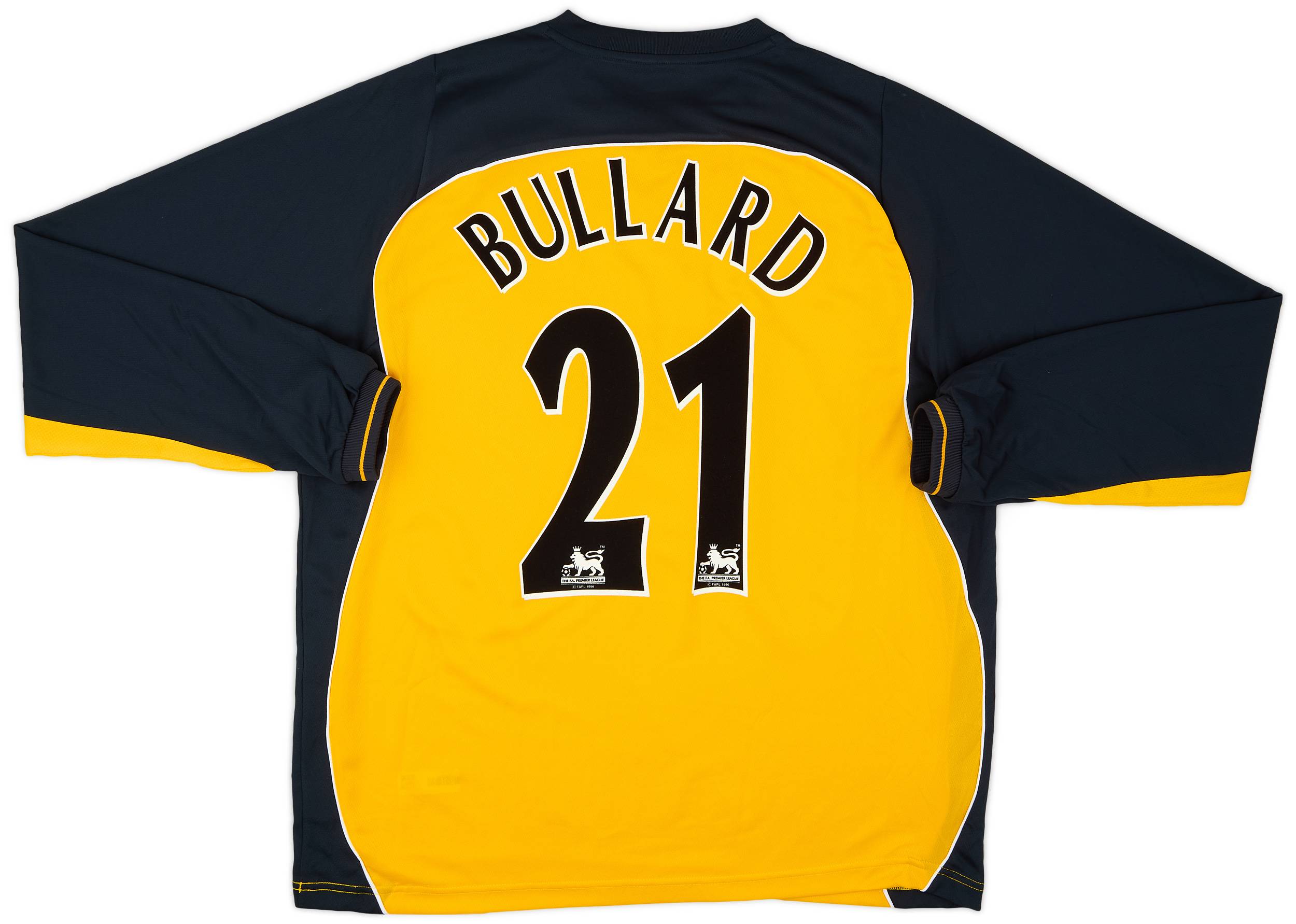 2005-06 Wigan Away L/S Shirt Bullard #21 (L)