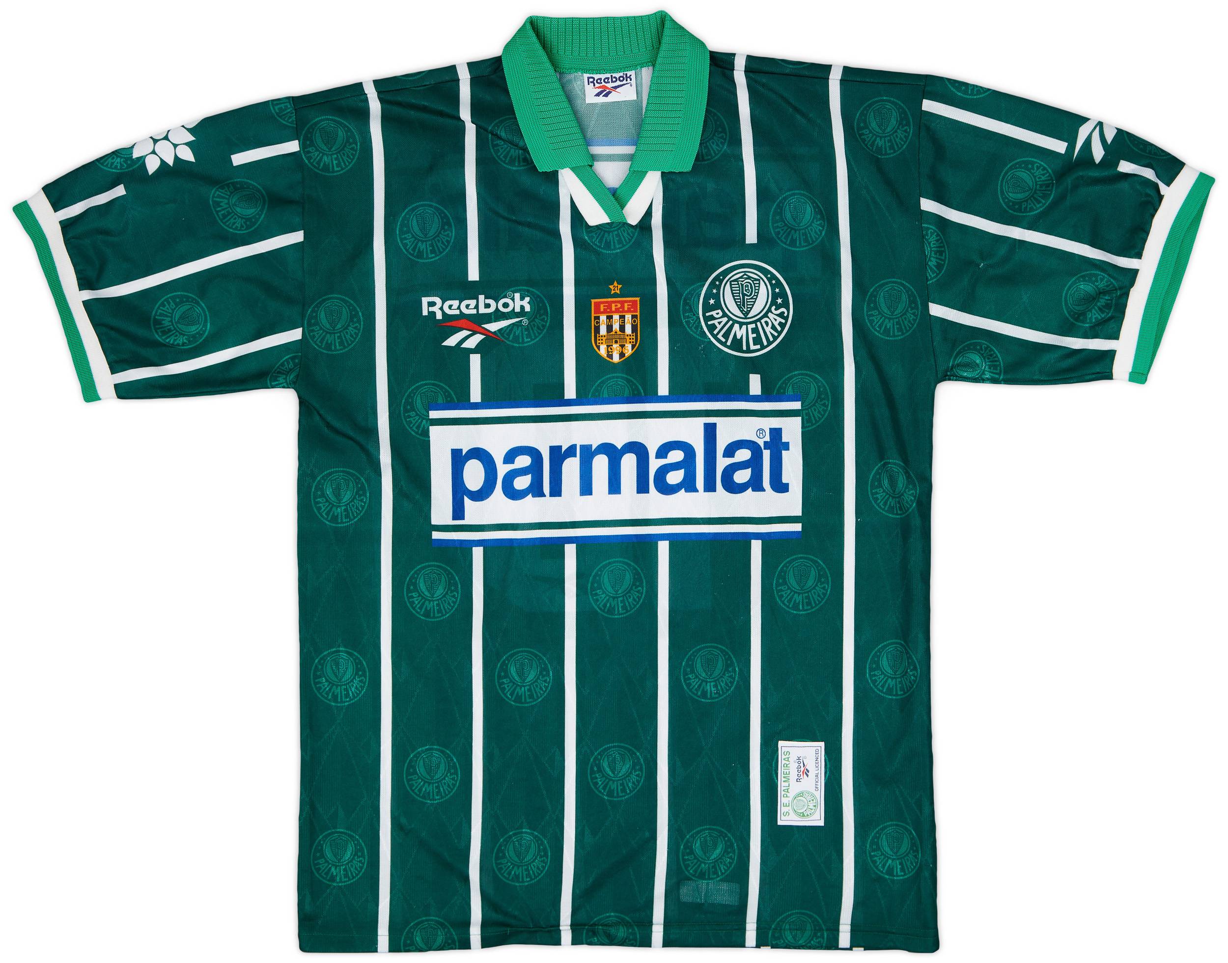 1996 Palmeiras 'Campeonato Paulista' Home Shirt #10 - 9/10 - (XL)