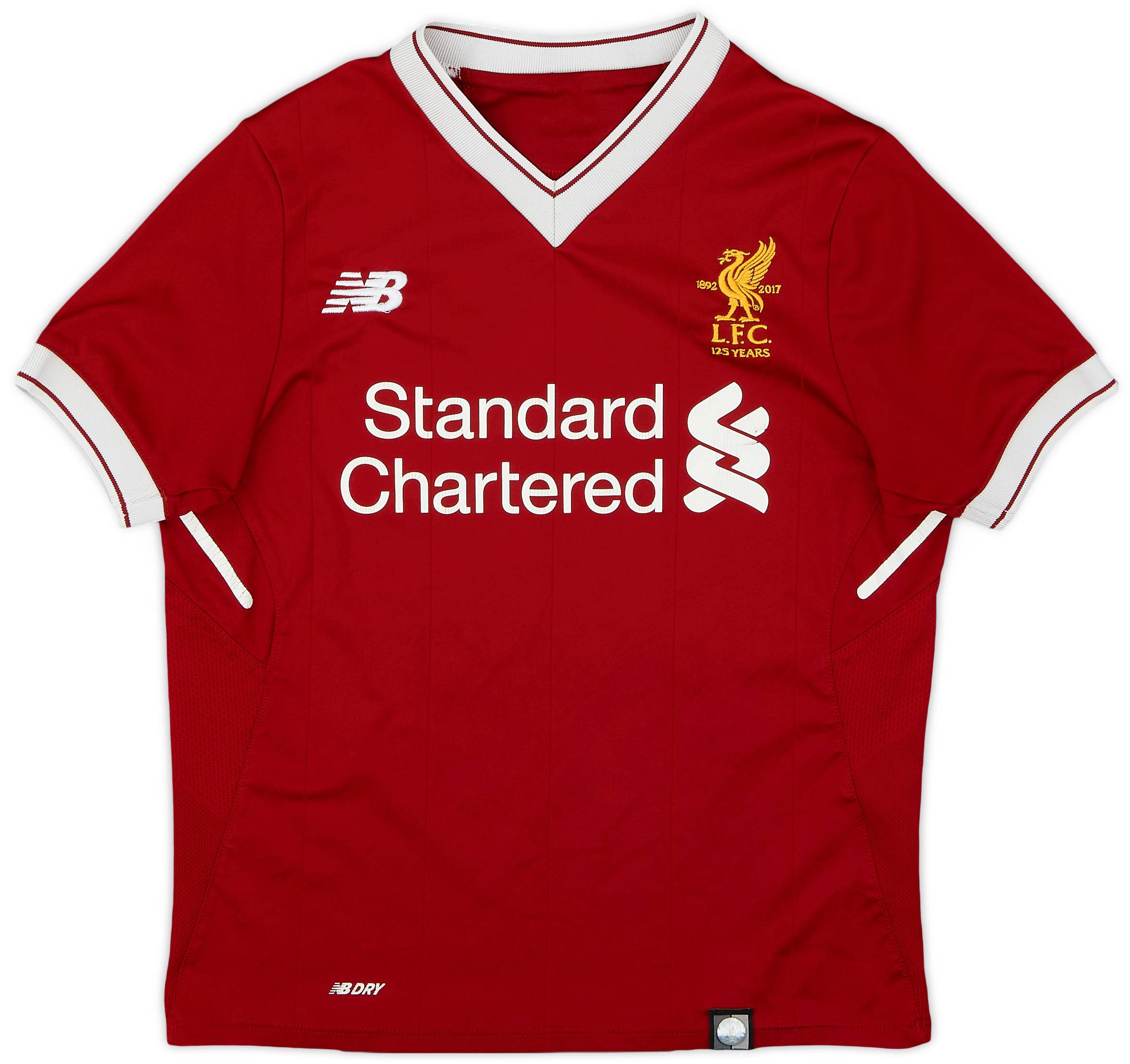 2017-18 Liverpool 125 Years Home Shirt - 4/10 - (5-6 Years)