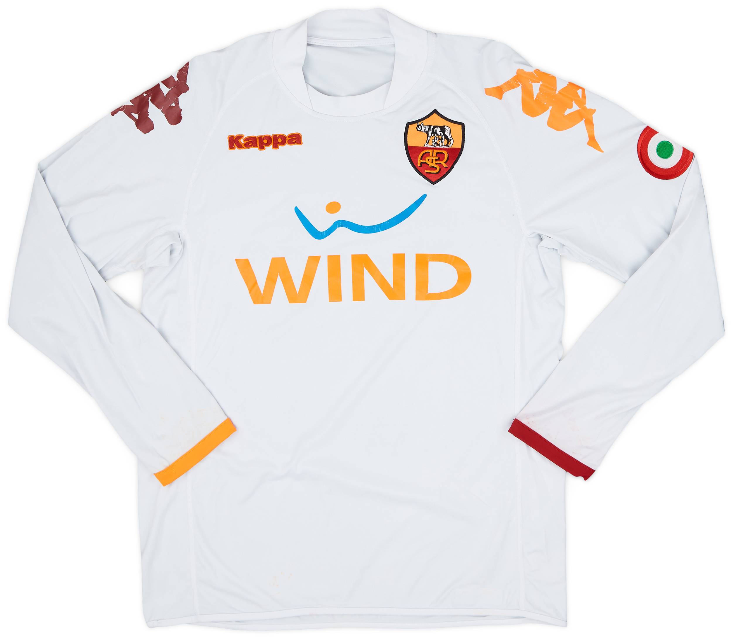 2008-09 Roma Away L/S Shirt - 5/10 - (XL)