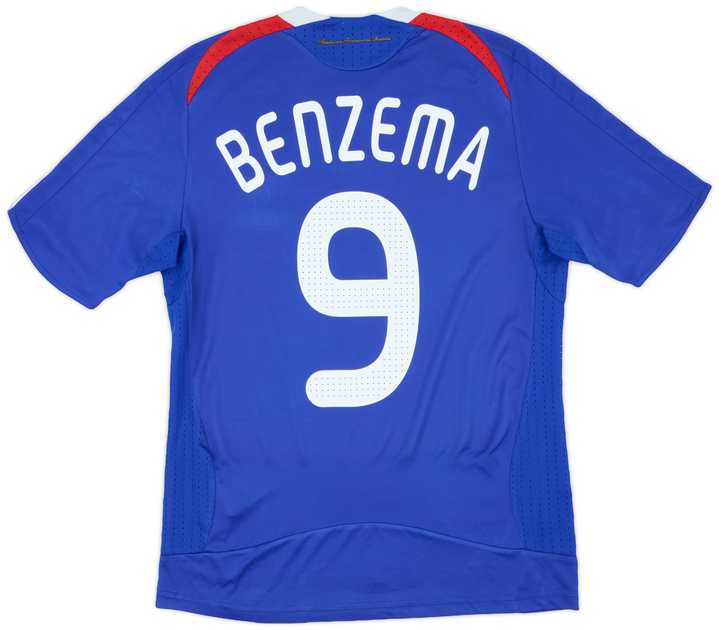2007-08 France Home Shirt Benzema #9 - 5/10 - (L)