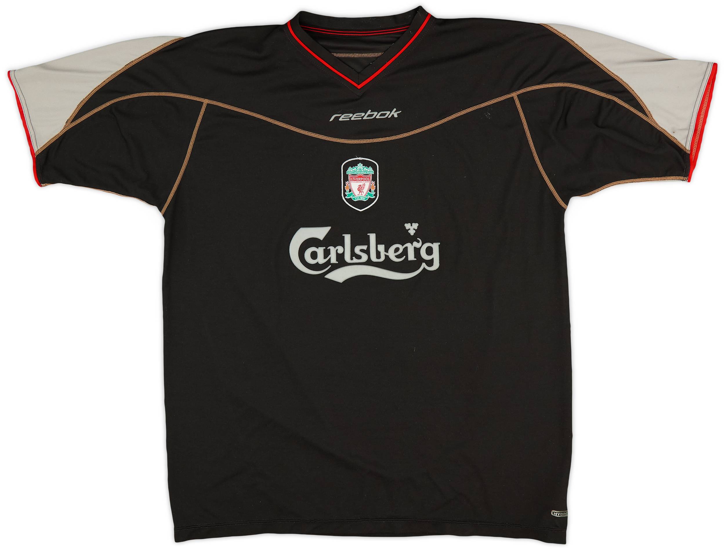 ウェア Rare LIVERPOOL 02-04 AWAY FOOTBALL SHIRT 2002-04 Liverpool Away Shirt Owen #10 - 5/10 - (XL)