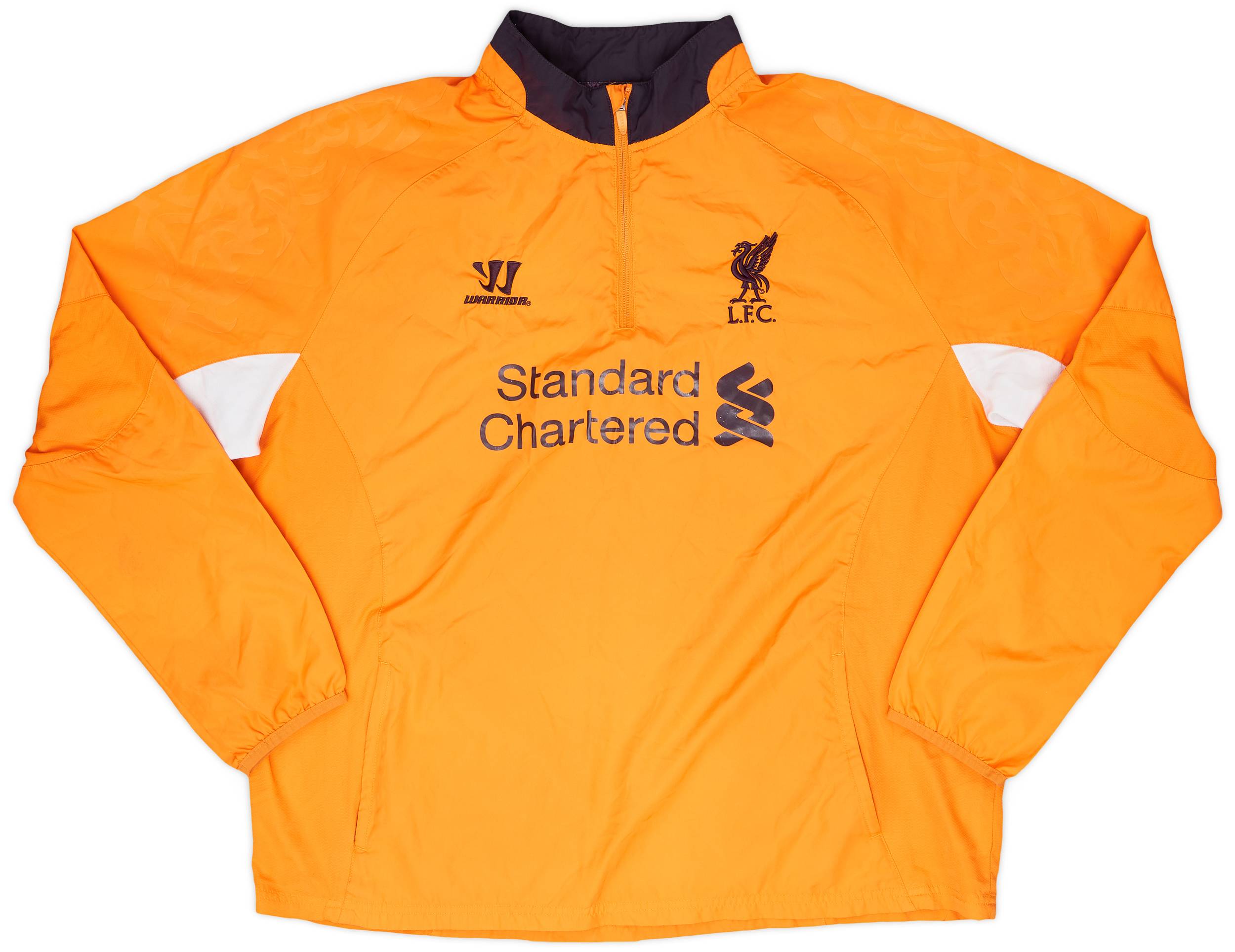 2012-13 Liverpool Warrior 1/4 Zip Training Top - 8/10 - (XXL)