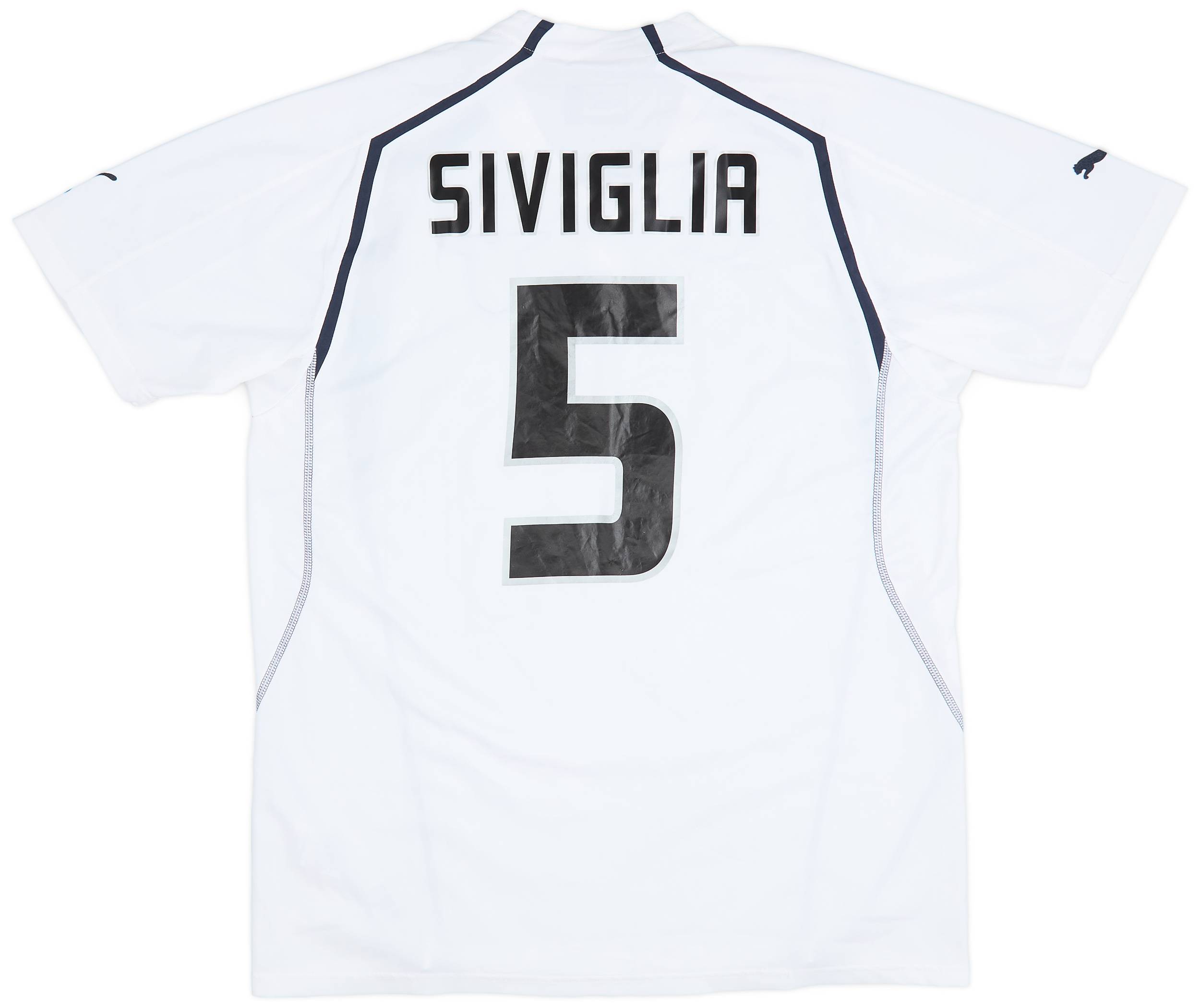 2004-05 Lazio Away Shirt Siviglia #5 - 7/10 - (XL)