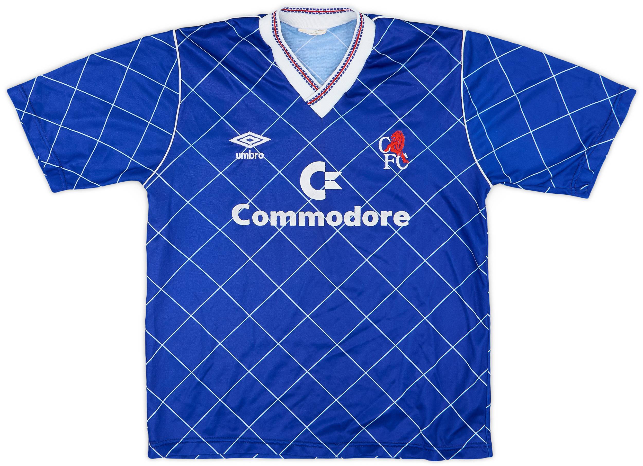 1987-89 Chelsea Home Shirt - 9/10 - (Y)