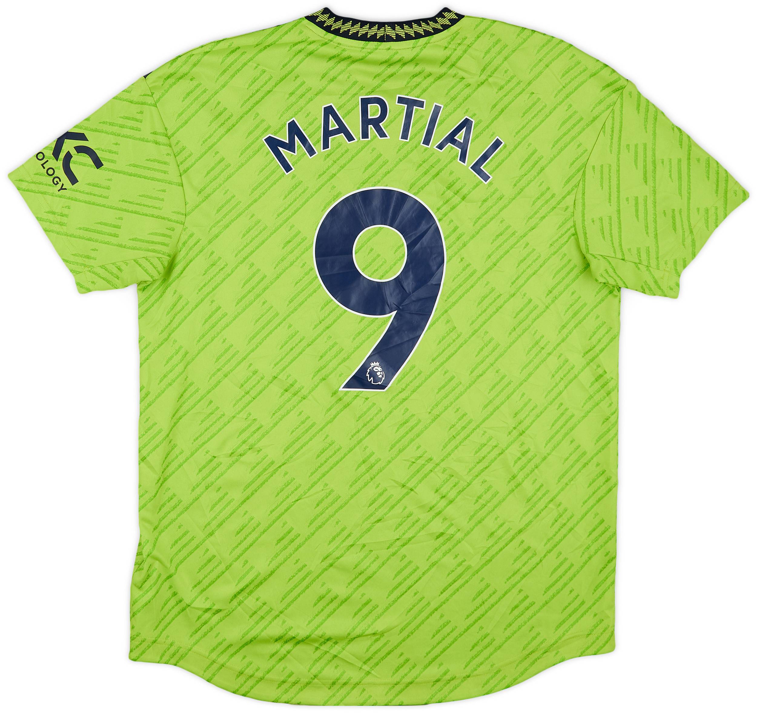 2022-23 Manchester United Authentic Third Shirt Martial #9 - 9/10 - (L)