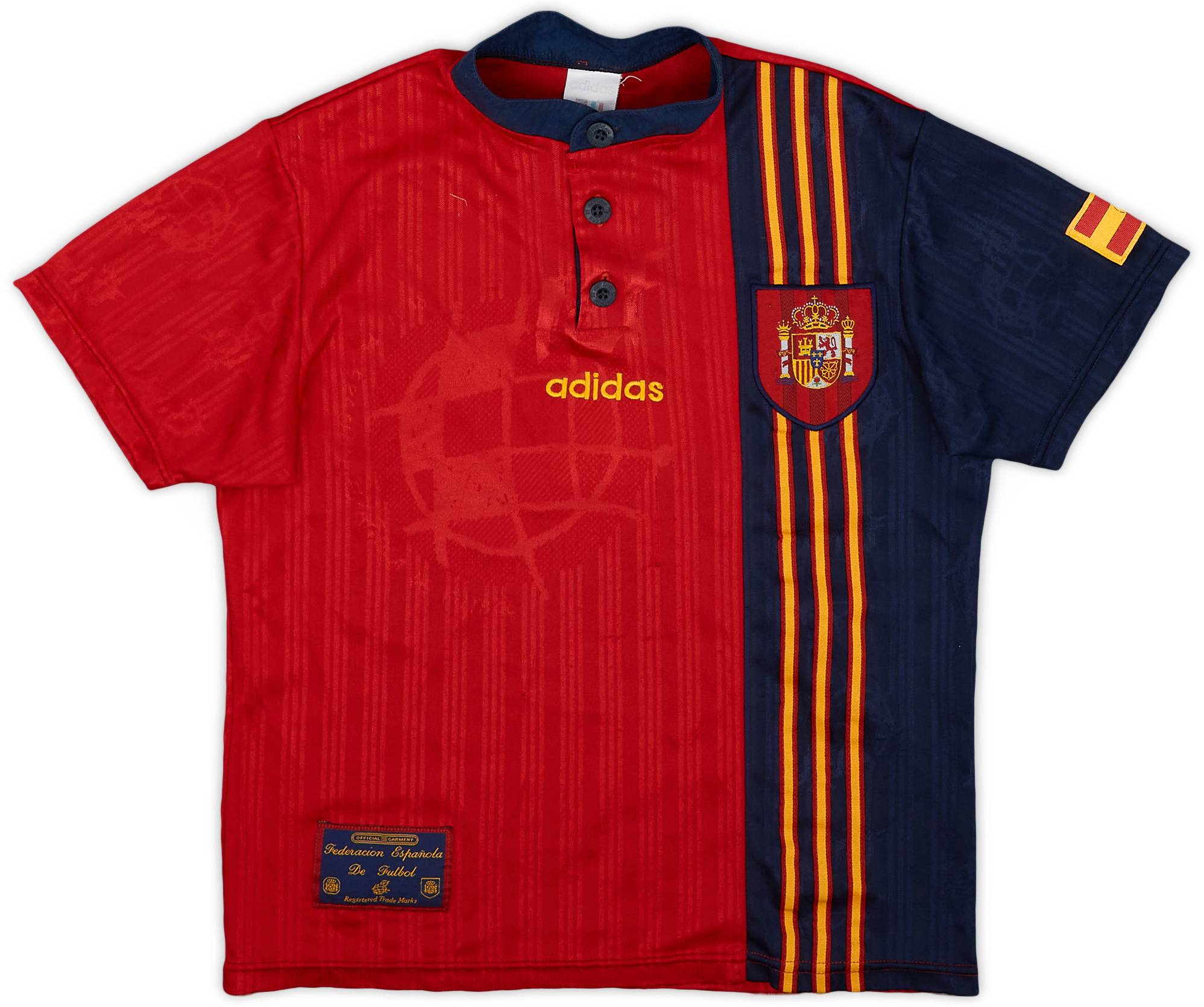 1996-98 Spain Home Shirt - 8/10 - (XS)