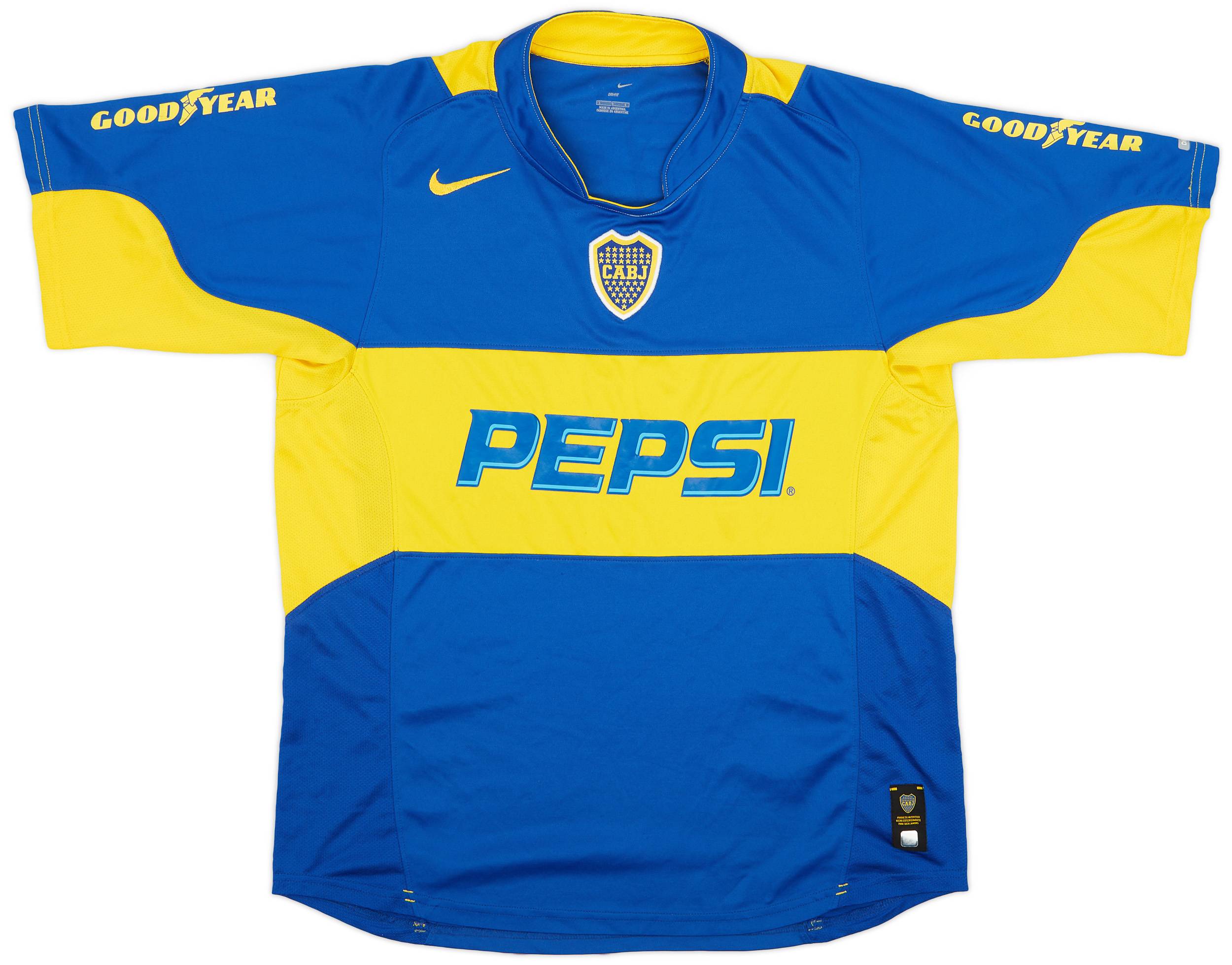 2004/05 Boca Juniors Home Jersey #9 Palermo XL Nike Soccer