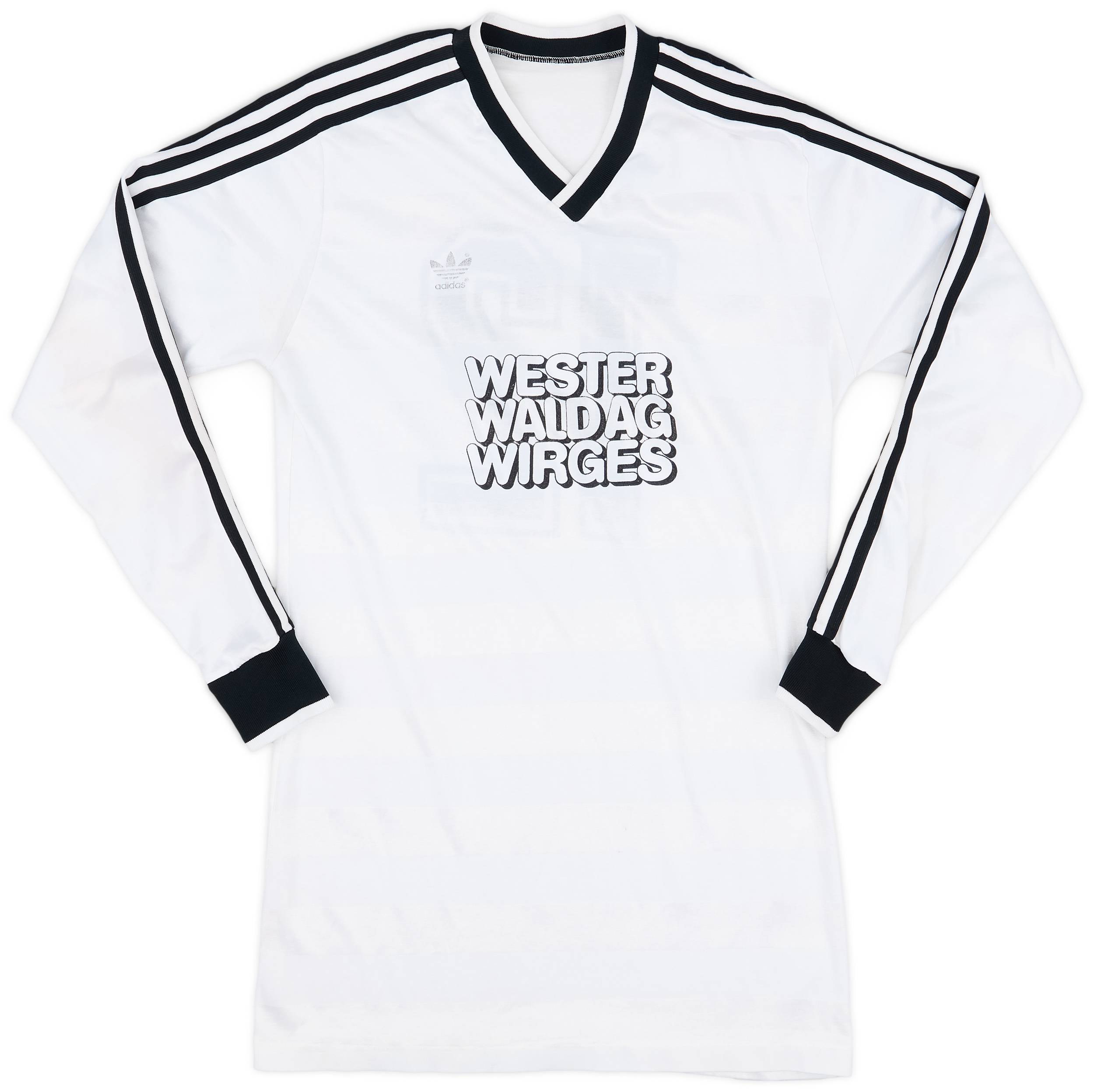 1980s adidas Template L/S Shirt #12 - 6/10 - (M)