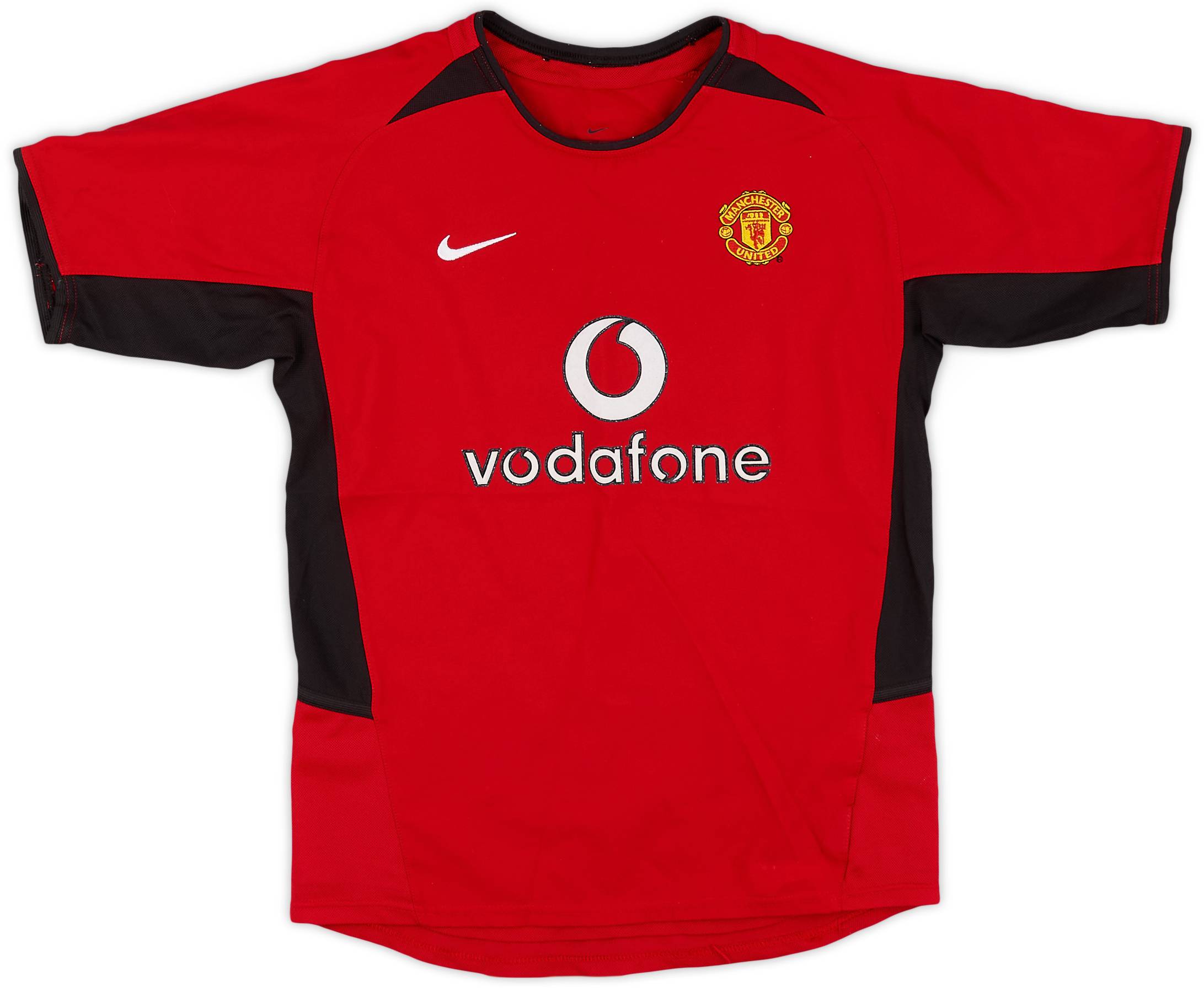 2002-04 Manchester United Home Shirt - 9/10 - (M.Boys)