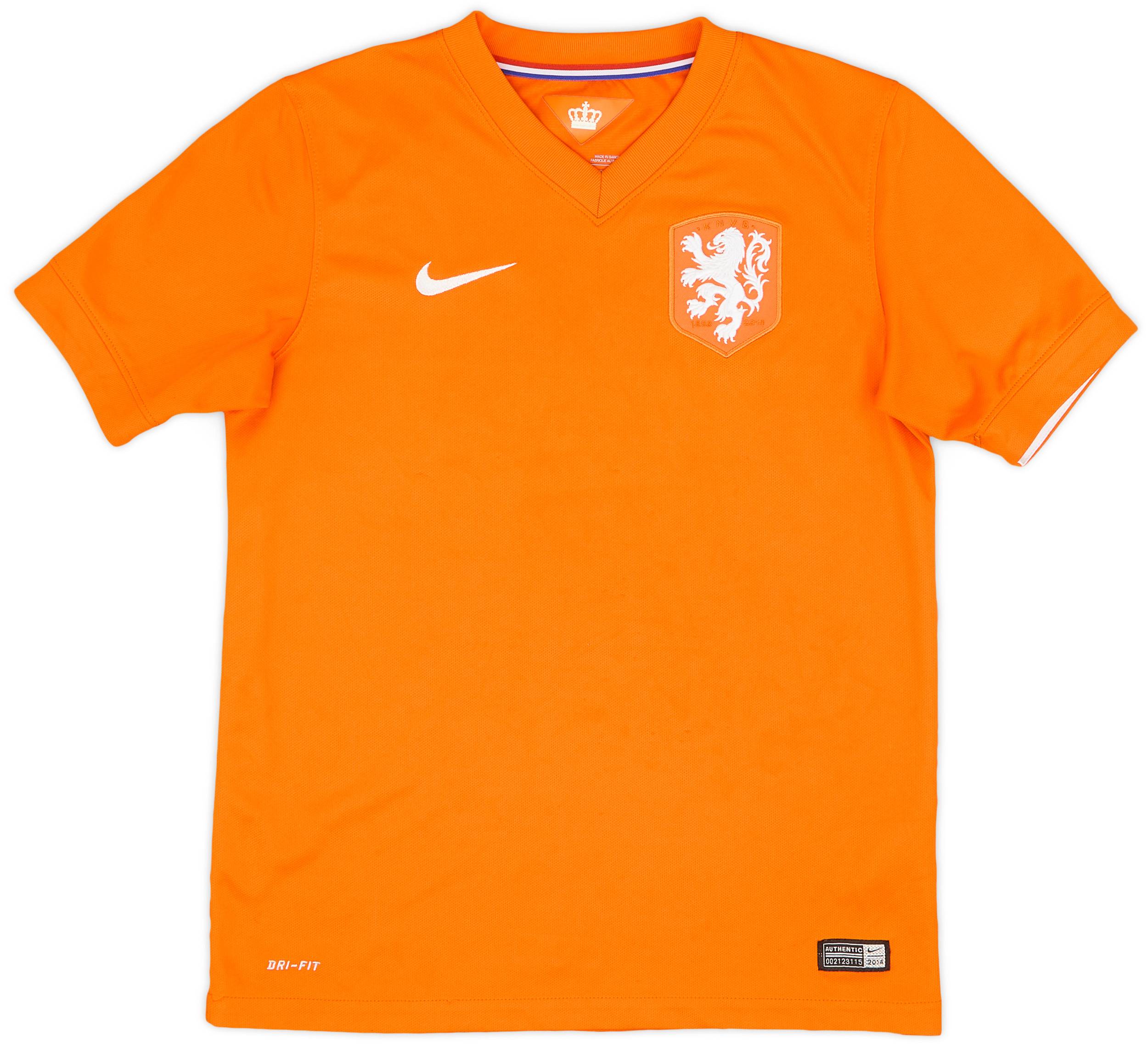 2014-15 Netherlands Home Shirt - 8/10 - (L.Boys)