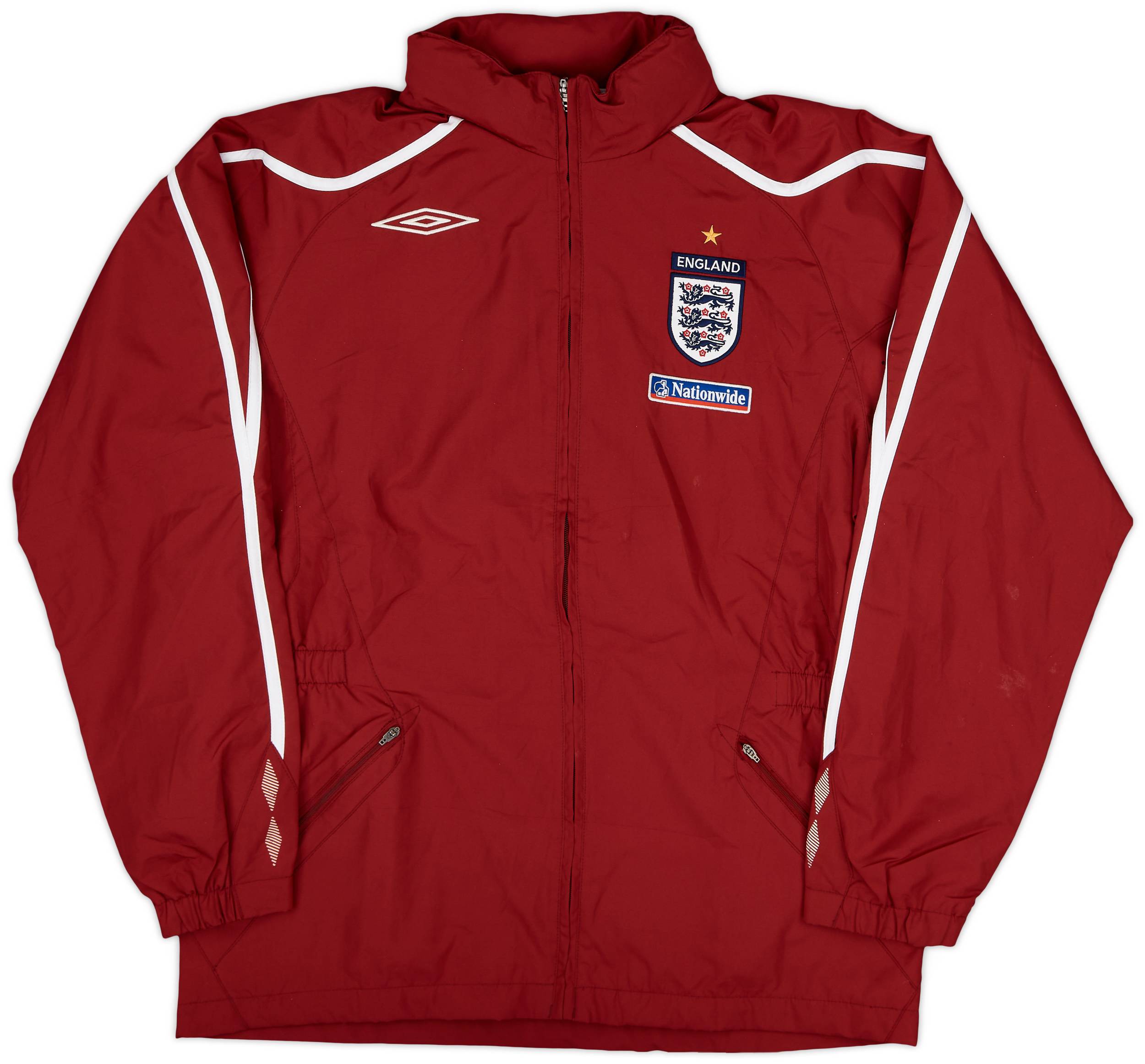 1986 UMBRO Vintage Men's England Style Track Top Hoodie