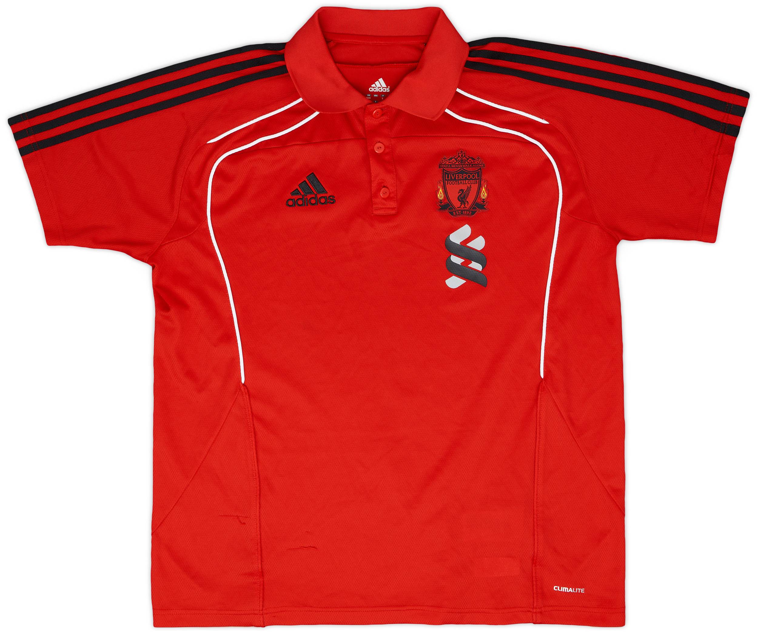 2010-11 Liverpool adidas Polo Shirt - 7/10 - (L)