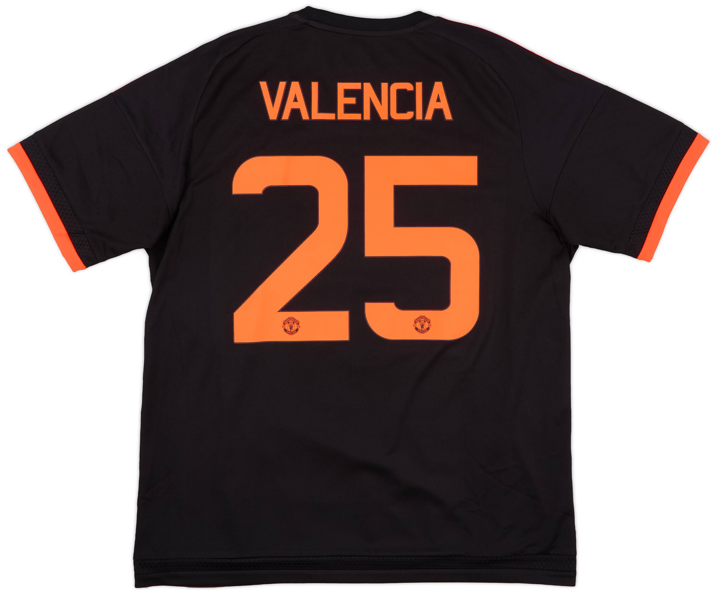 2015-16 Manchester United Third Shirt Valencia #25 - 9/10 - (XL)