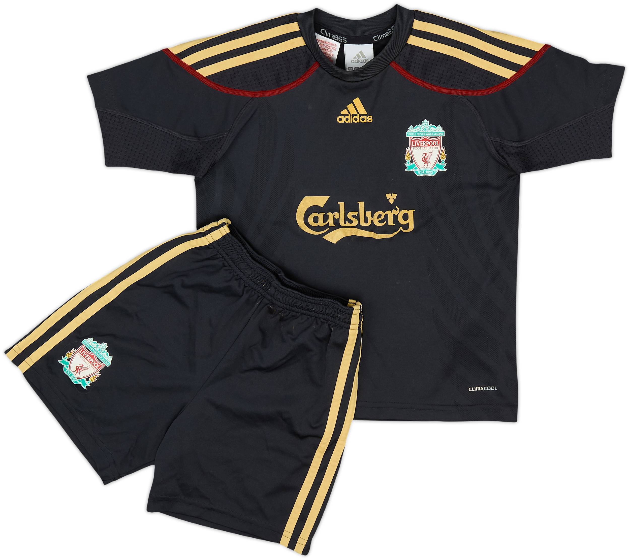 ウェア Liverpool 09/10 Away Uniform 2009-10 Liverpool Away Shirt - 9/10 - (7-8 Years)