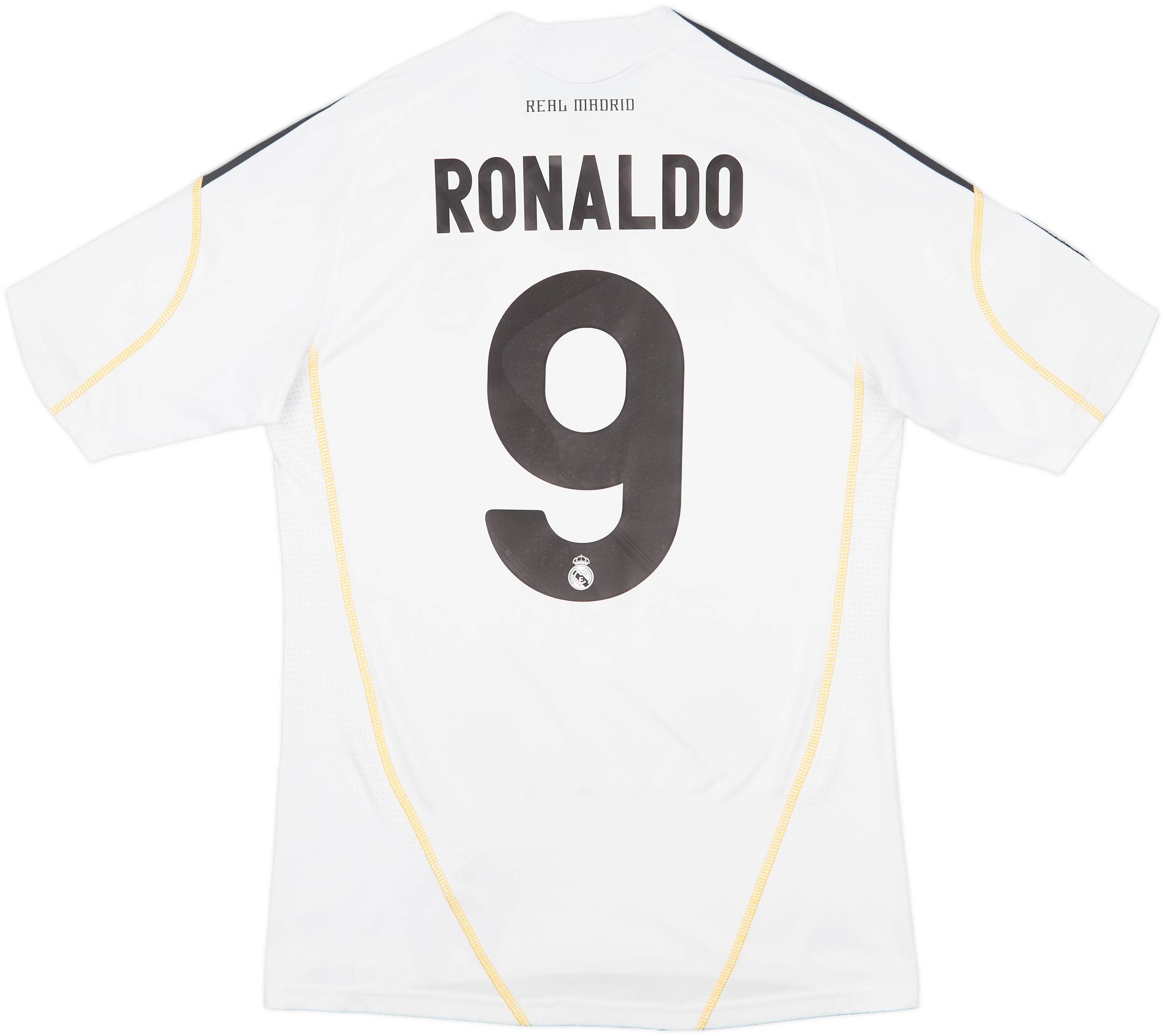 2009-10 Real Madrid Home Shirt Ronaldo #9 - 7/10 - (S)