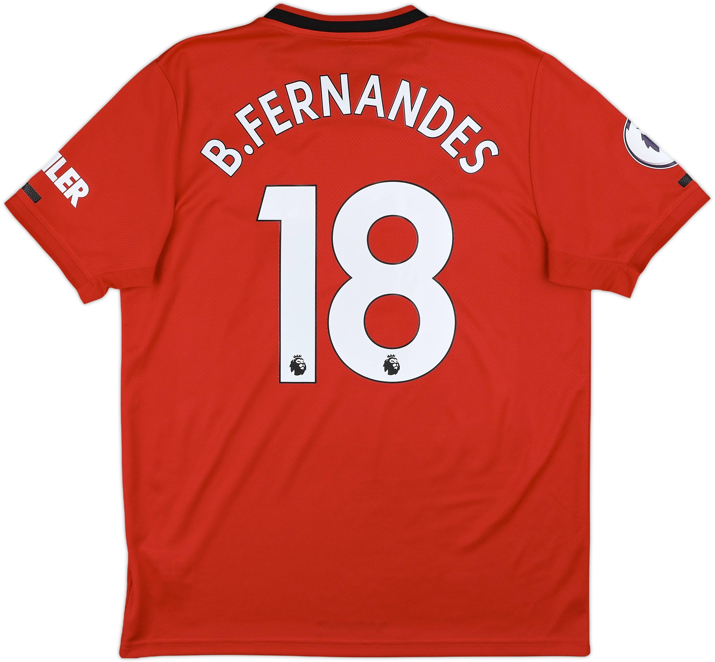 2019-20 Manchester United Home Shirt B.Fernandes #18 - 10/10 - (L)