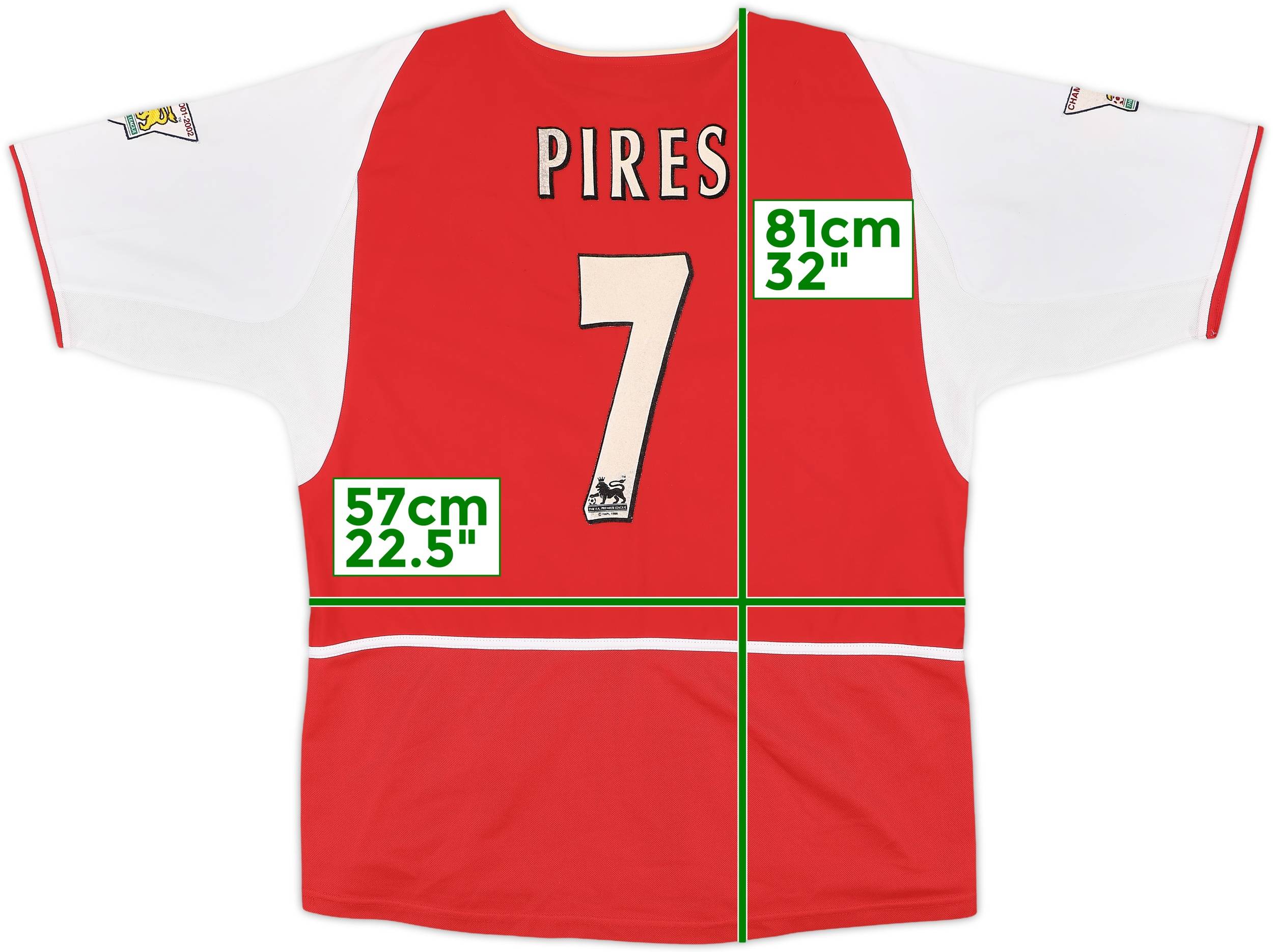 04-05　アーセナル Pires 04-05 アーセナル Pires 2004-05 Arsenal Home Shirt Pires #7