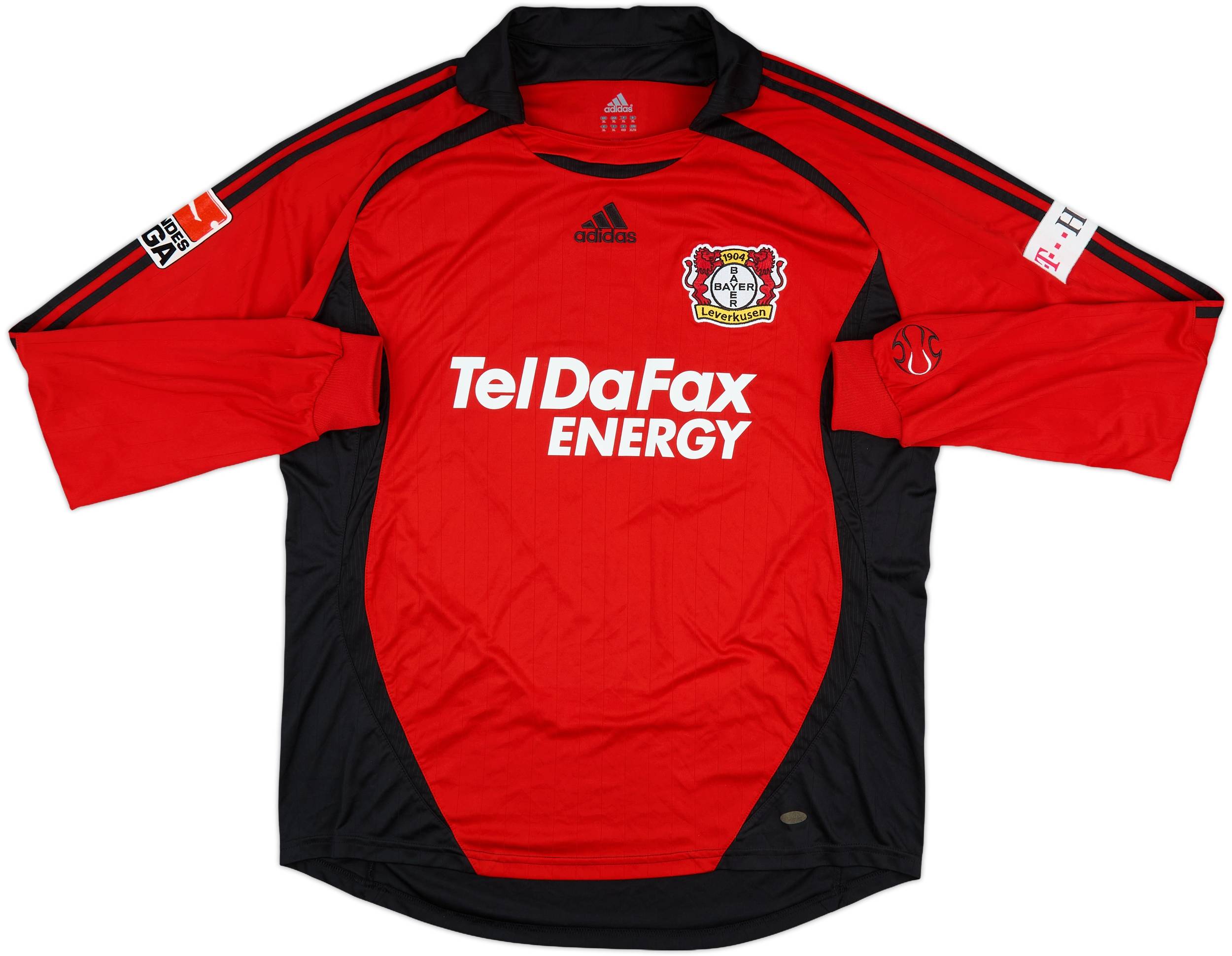 2007-08 Bayer Leverkusen Match Issue Home L/S Shirt #16