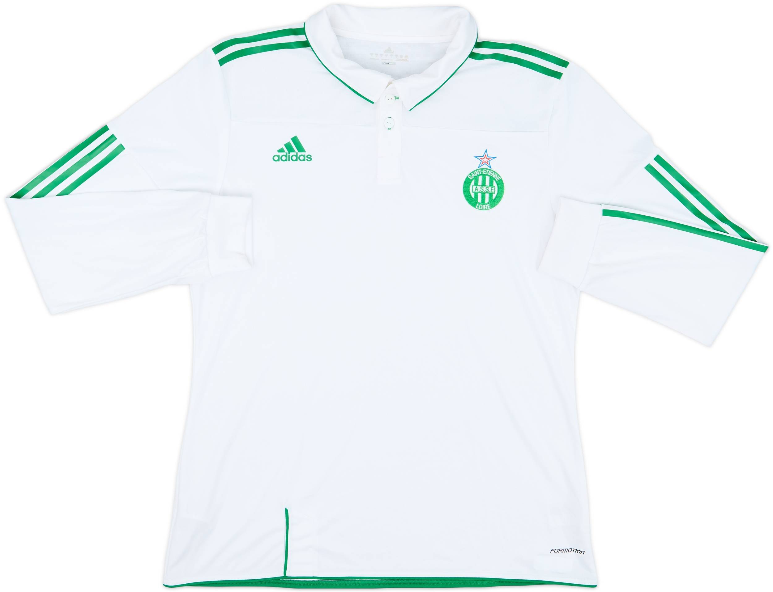 2010-11 Saint Etienne Player Issue Away L/S Shirt - 8/10 - (XL)